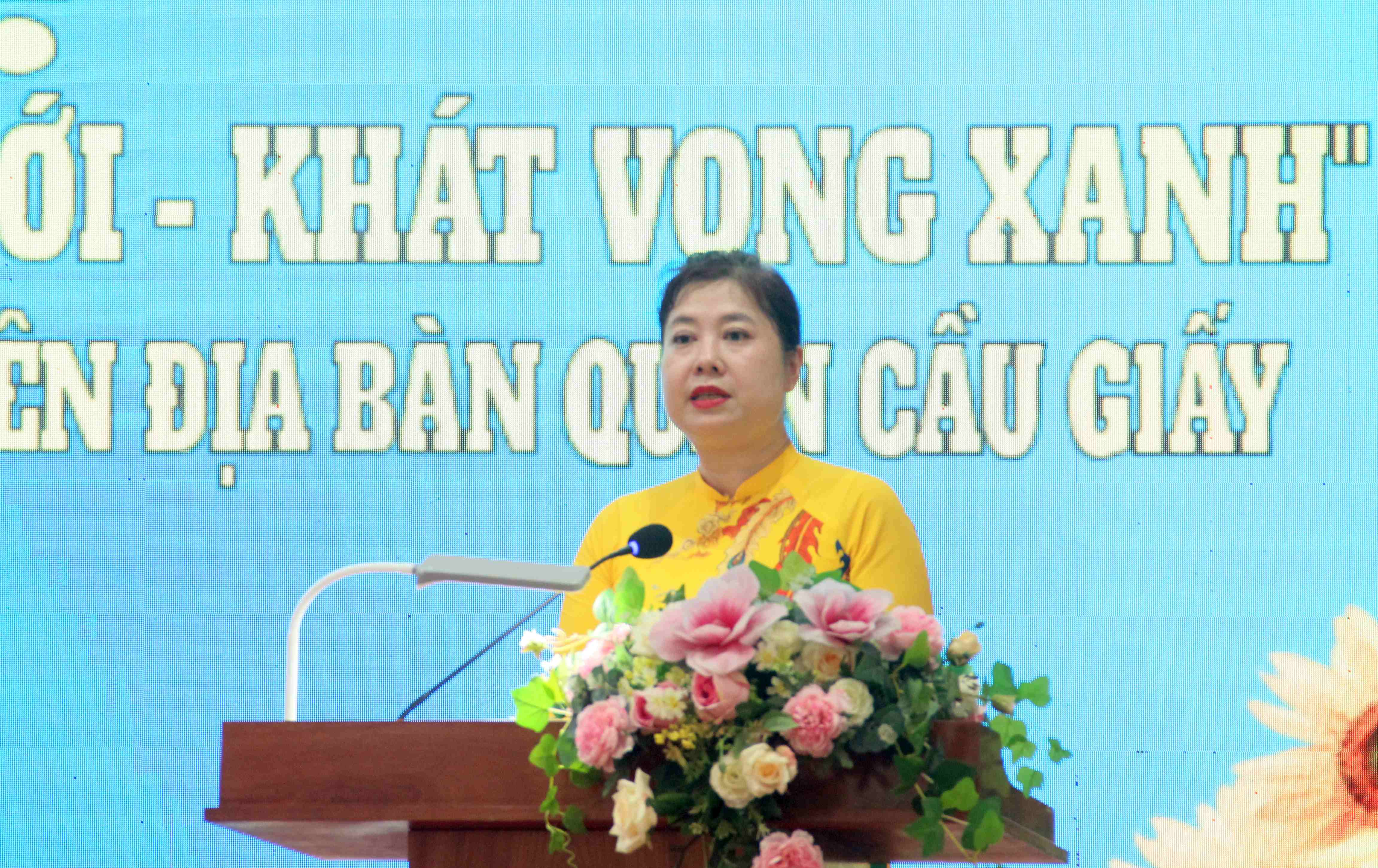 Hội LHPN quận Cầu Giấy: Ra mắt Chi hội Phụ nữ “Búp sen xanh” cho phụ nữ yếu thế - ảnh 2