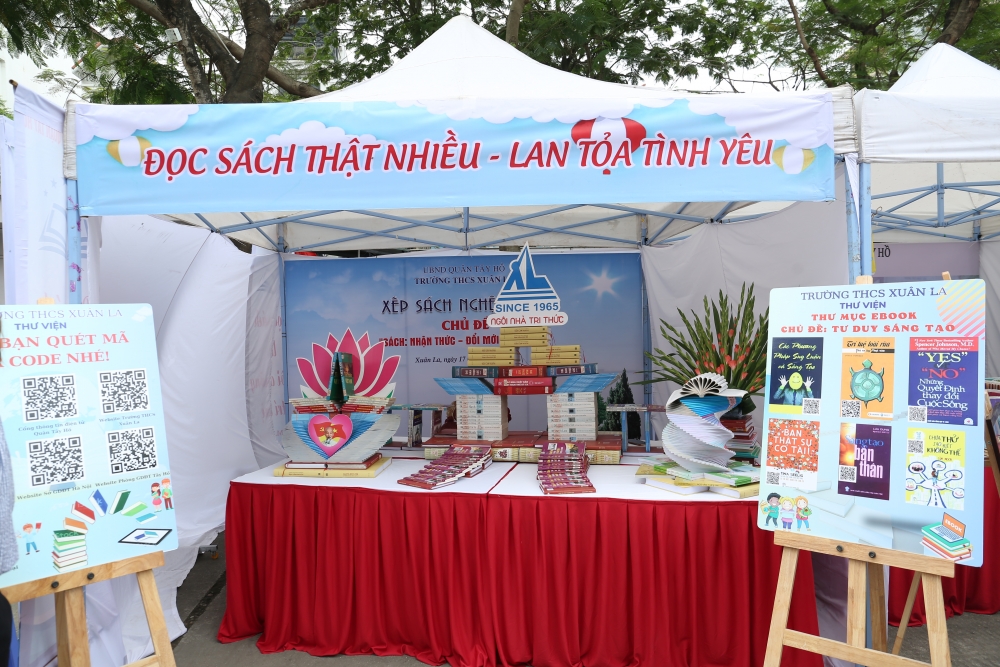 Quận Tây Hồ sôi nổi hưởng ứng Ngày hội sách và văn hóa đọc năm 2023 - ảnh 4