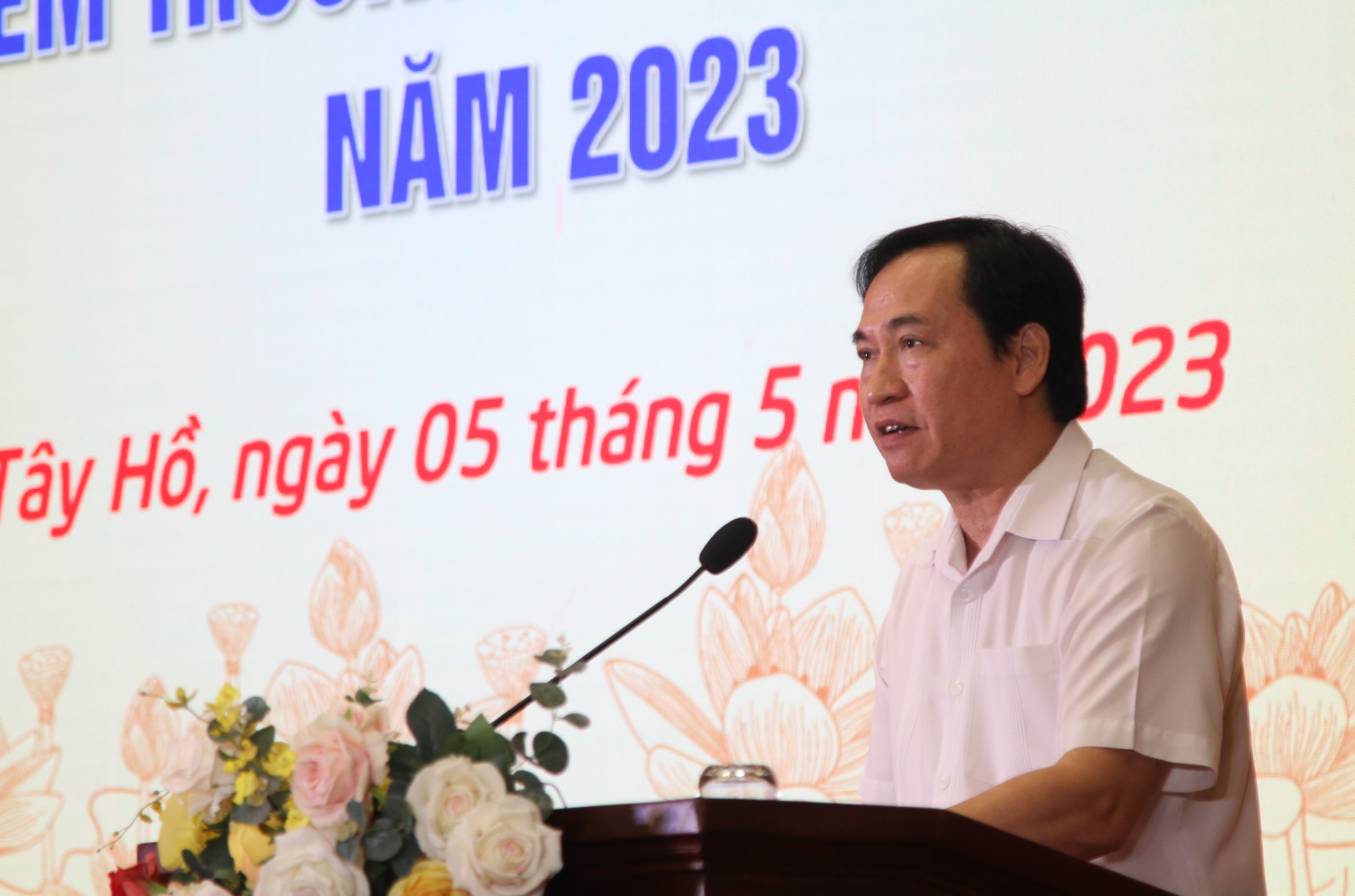 Sôi nổi hội thi Bí thư Chi bộ kiêm Trưởng ban Công tác Mặt trận giỏi Tây Hồ - ảnh 1