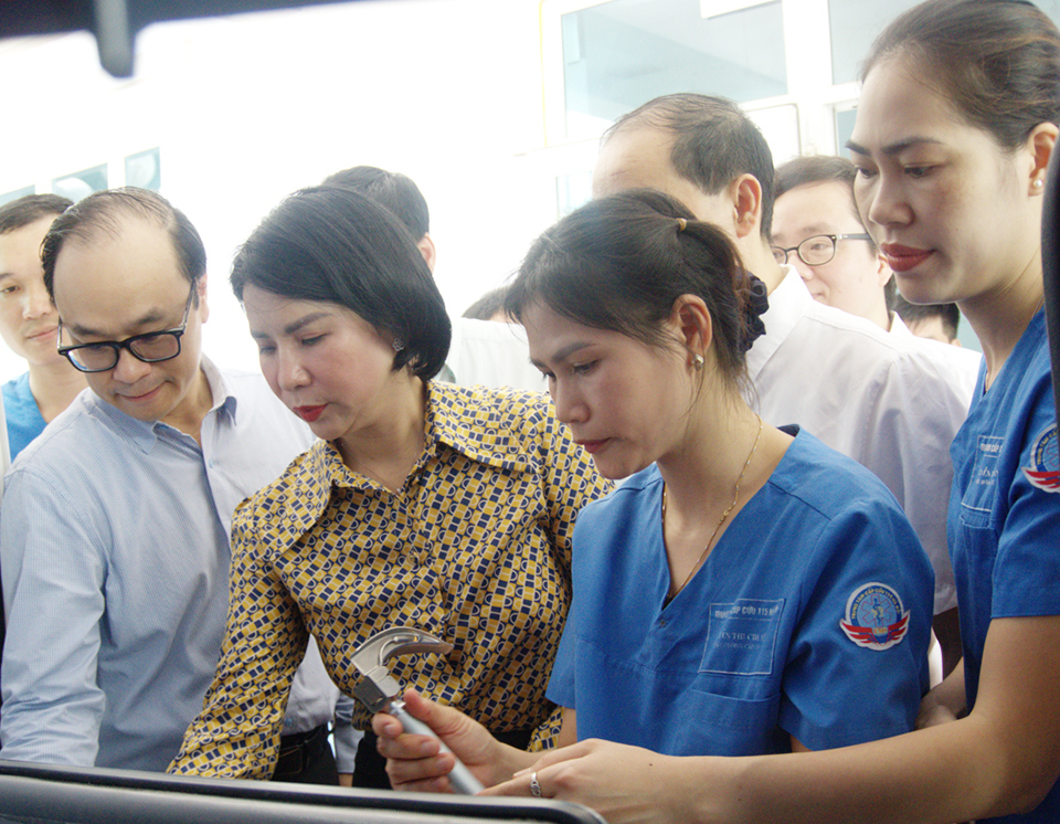 Hà Nội có thêm một trạm cấp cứu 115 tại Đông Anh - ảnh 1