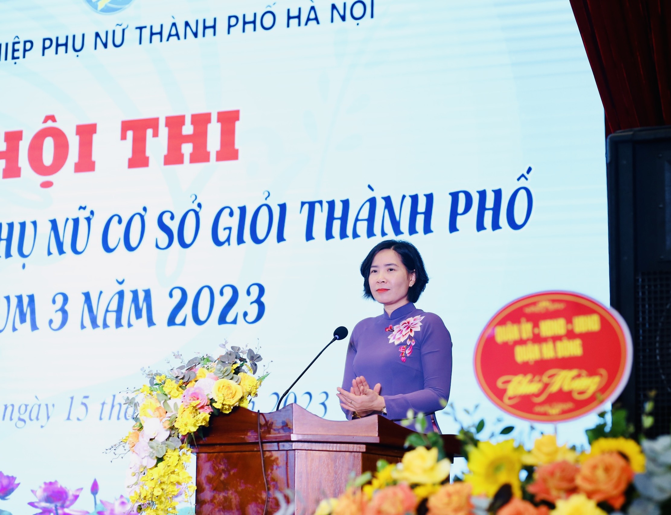 Nhiều mô hình, kinh nghiệm hay được chia sẻ qua hội thi “Chủ tịch Hội Phụ nữ cơ sở giỏi“ - ảnh 3