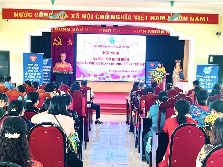 Hội LHPN quận Tây Hồ: Nhân rộng mô hình điểm “Tổ dân phố an toàn cho phụ nữ và trẻ em” - ảnh 3