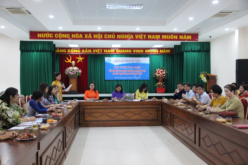 Hội LHPN quận Bắc Từ Liêm: Đa dạng, đổi mới trong cách thức sinh hoạt, thu hút hội viên - ảnh 1