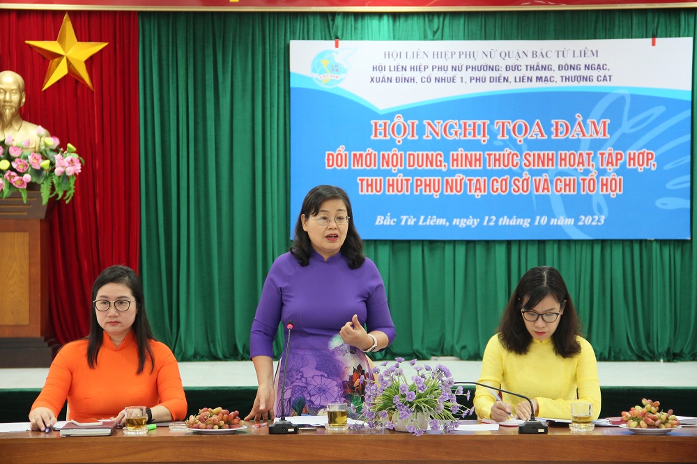 Hội LHPN quận Bắc Từ Liêm: Đa dạng, đổi mới trong cách thức sinh hoạt, thu hút hội viên - ảnh 2