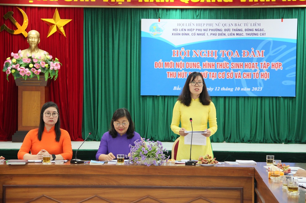 Hội LHPN quận Bắc Từ Liêm: Đa dạng, đổi mới trong cách thức sinh hoạt, thu hút hội viên - ảnh 4