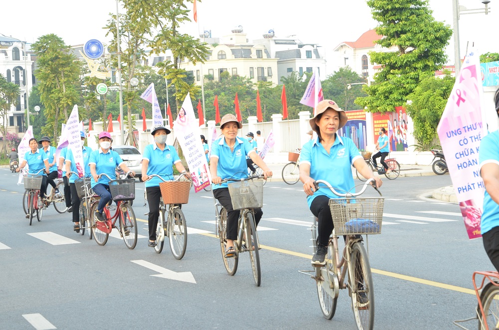 Hội LHPN Hà Nội: Kêu gọi chung tay phòng chống ung thư vú, ung thư cổ tử cung - ảnh 4