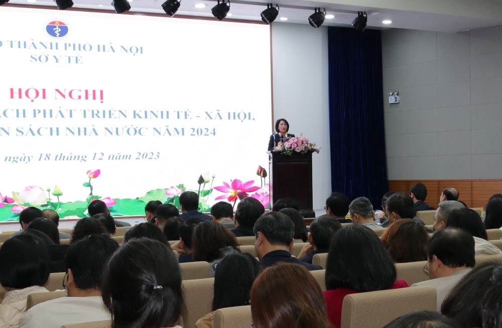 Ngành Y tế Hà Nội: Quyết tâm hoàn thành nhiệm vụ phát triển và dự toán ngân sách năm 2024 - ảnh 1