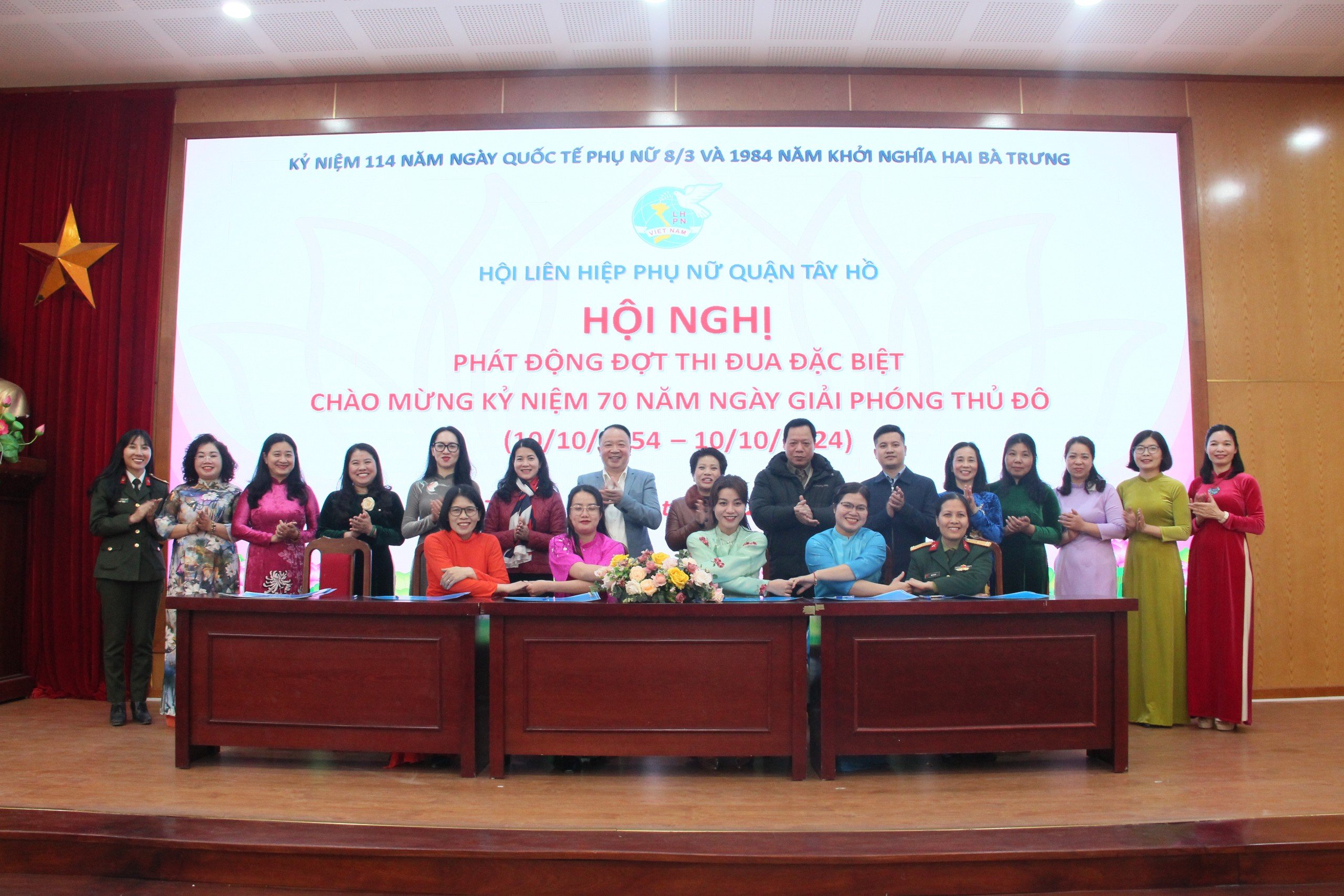 Phụ nữ Tây Hồ thi đua chào mừng kỷ niệm 70 năm ngày Giải phóng Thủ đô - ảnh 3