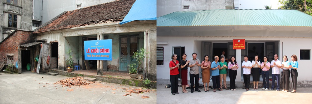 Khánh thành “mái ấm” cho hội viên phụ nữ khó khăn phường Phú Thượng - ảnh 1