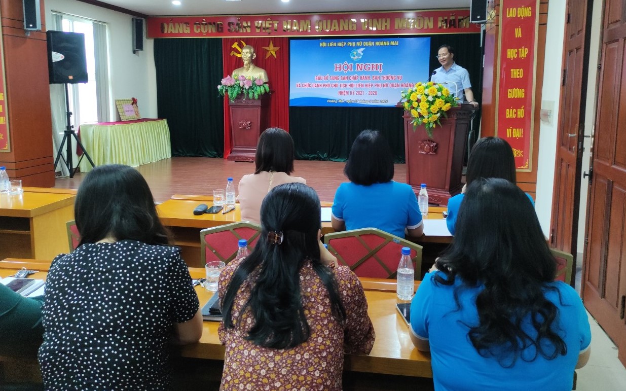 Hội LHPN quận hoàng Mai kiện toàn chức danh Phó Chủ tịch - ảnh 3