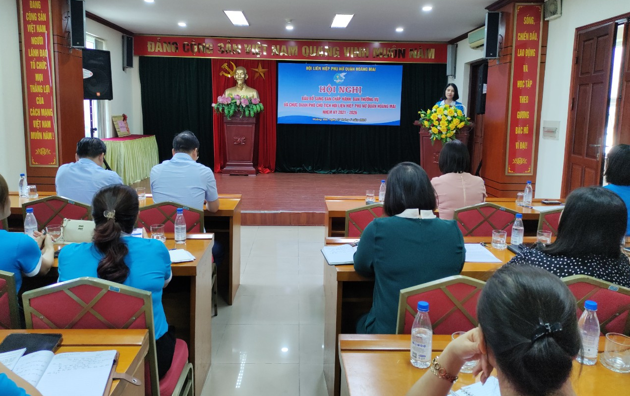 Hội LHPN quận hoàng Mai kiện toàn chức danh Phó Chủ tịch - ảnh 1