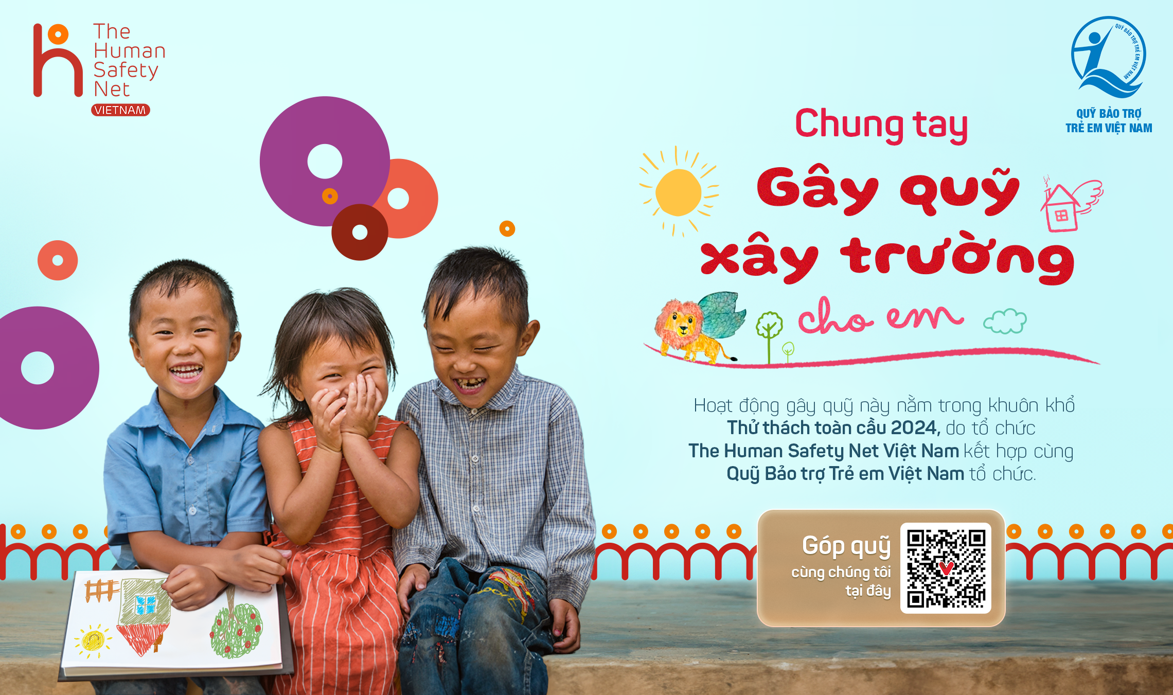 “Chung tay gây quỹ, xây trường cho em” - ảnh 1