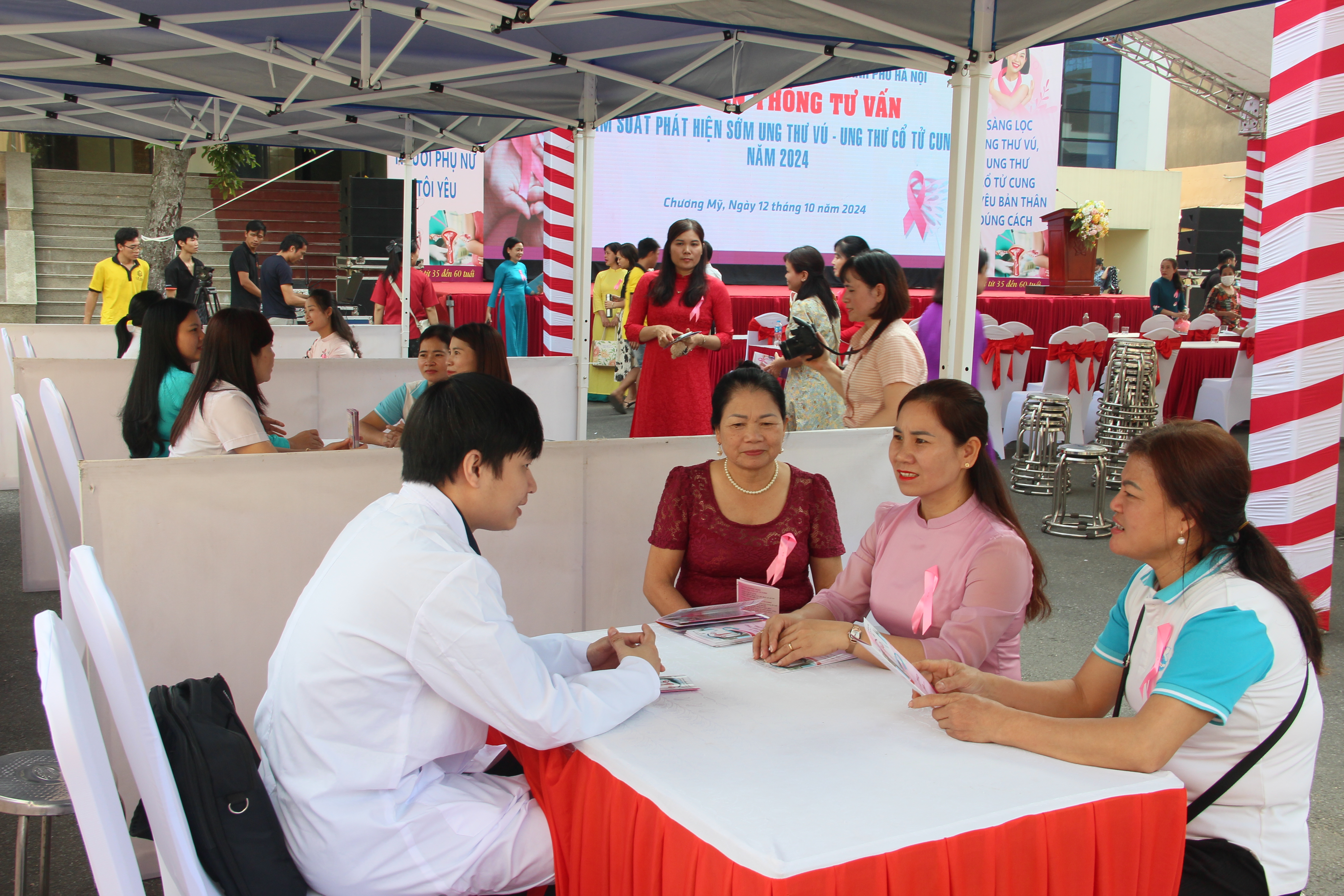 Truyền thông phòng ngừa ung thư vú, ung thư cổ tử cung cho phụ nữ Chương Mỹ - ảnh 2