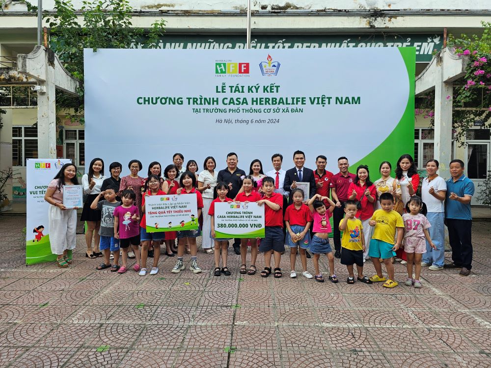 Herbalife Việt Nam tái ký kết tài trợ chương trình Casa Herbalife - ảnh 1