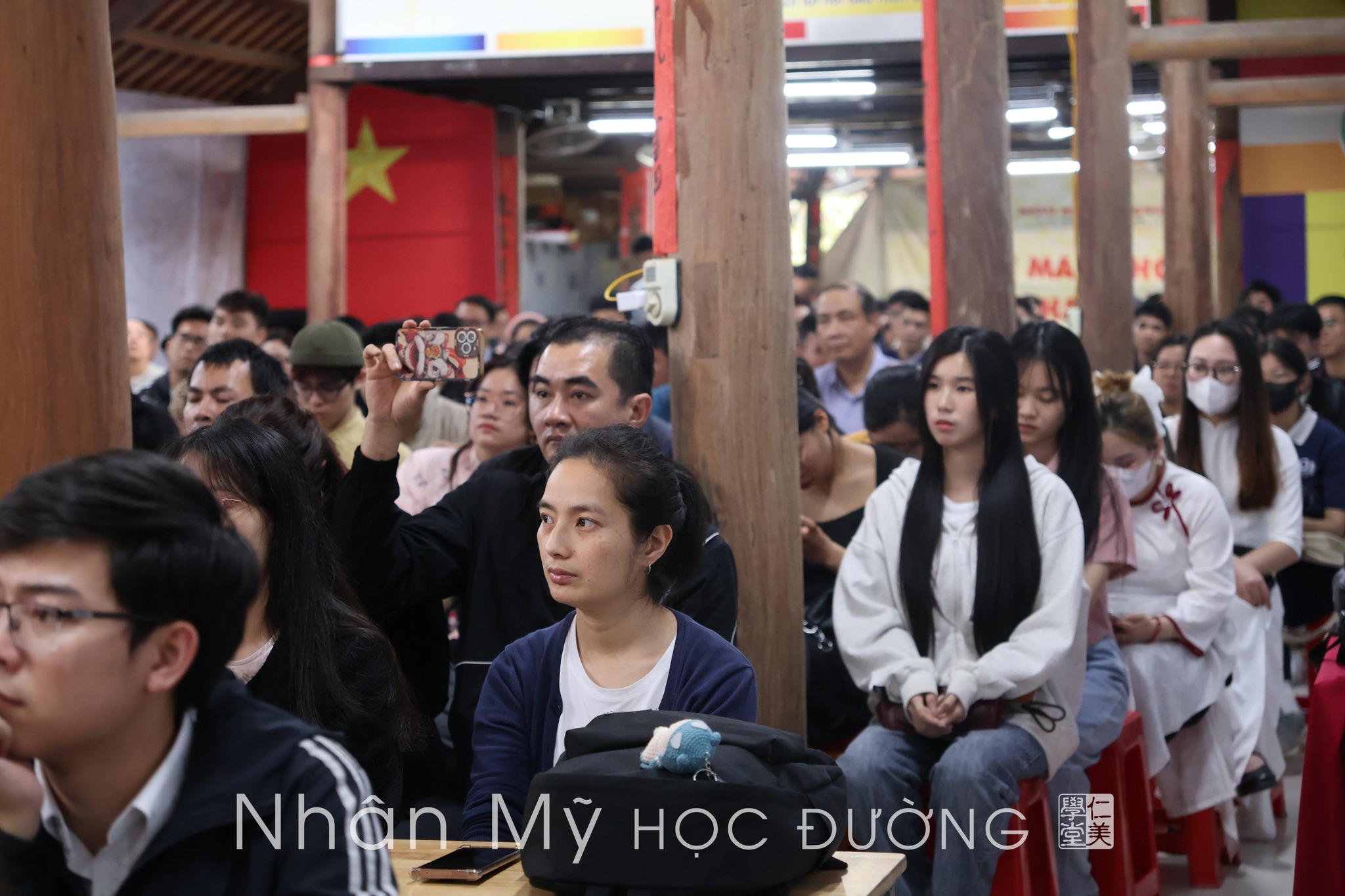 Độc đáo lễ khai giảng tại Nhân Mỹ học đường: Hành trình tri thức khởi đầu từ những nghi thức cổ truyền - ảnh 5