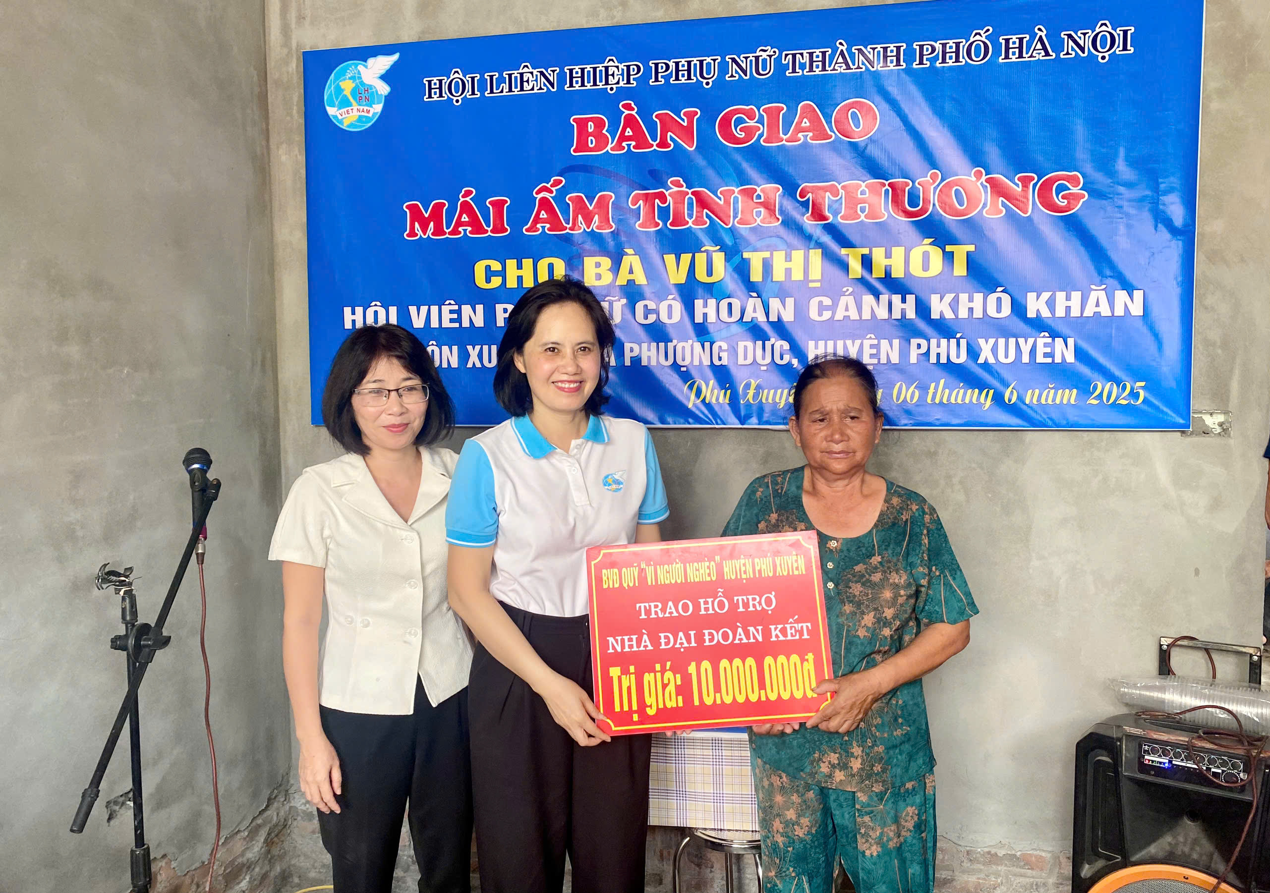 Niềm vui trong mái ấm cho gia đình hội viên phụ nữ huyện Phú Xuyên - ảnh 4