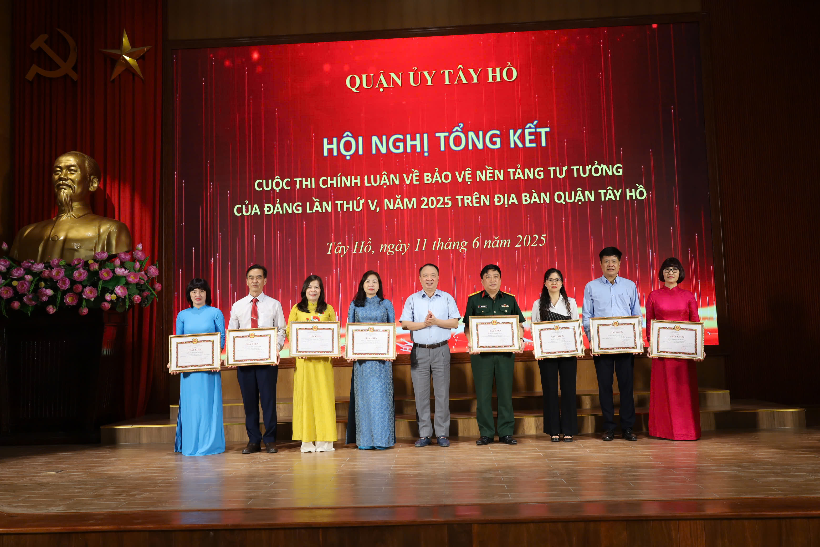 Quận Tây Hồ: Khẳng định bản lĩnh, củng cố nền tảng tư tưởng Đảng qua cuộc thi chính luận - ảnh 2