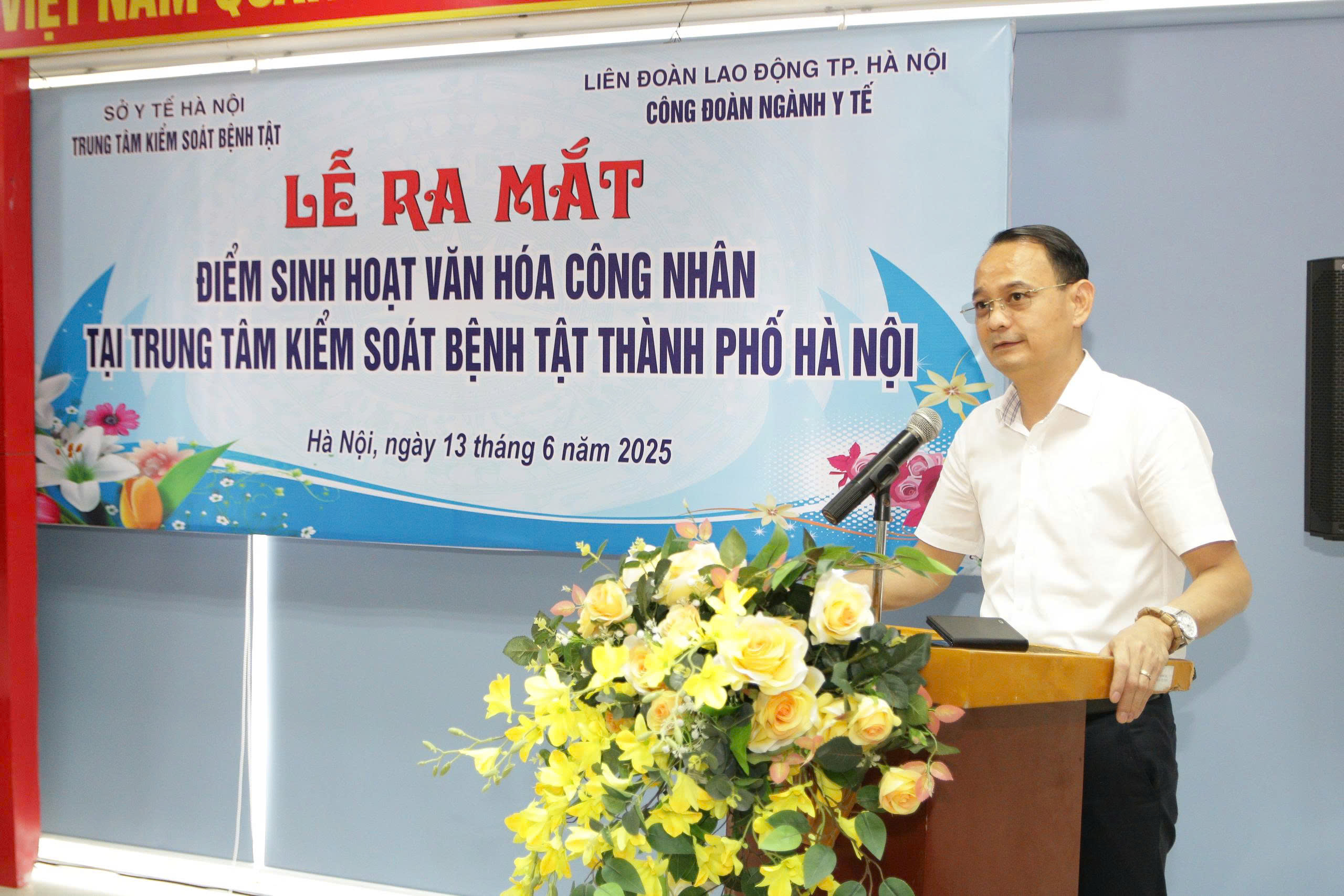 Ra mắt Điểm sinh hoạt văn hóa công nhân tại CDC Hà Nội - ảnh 1