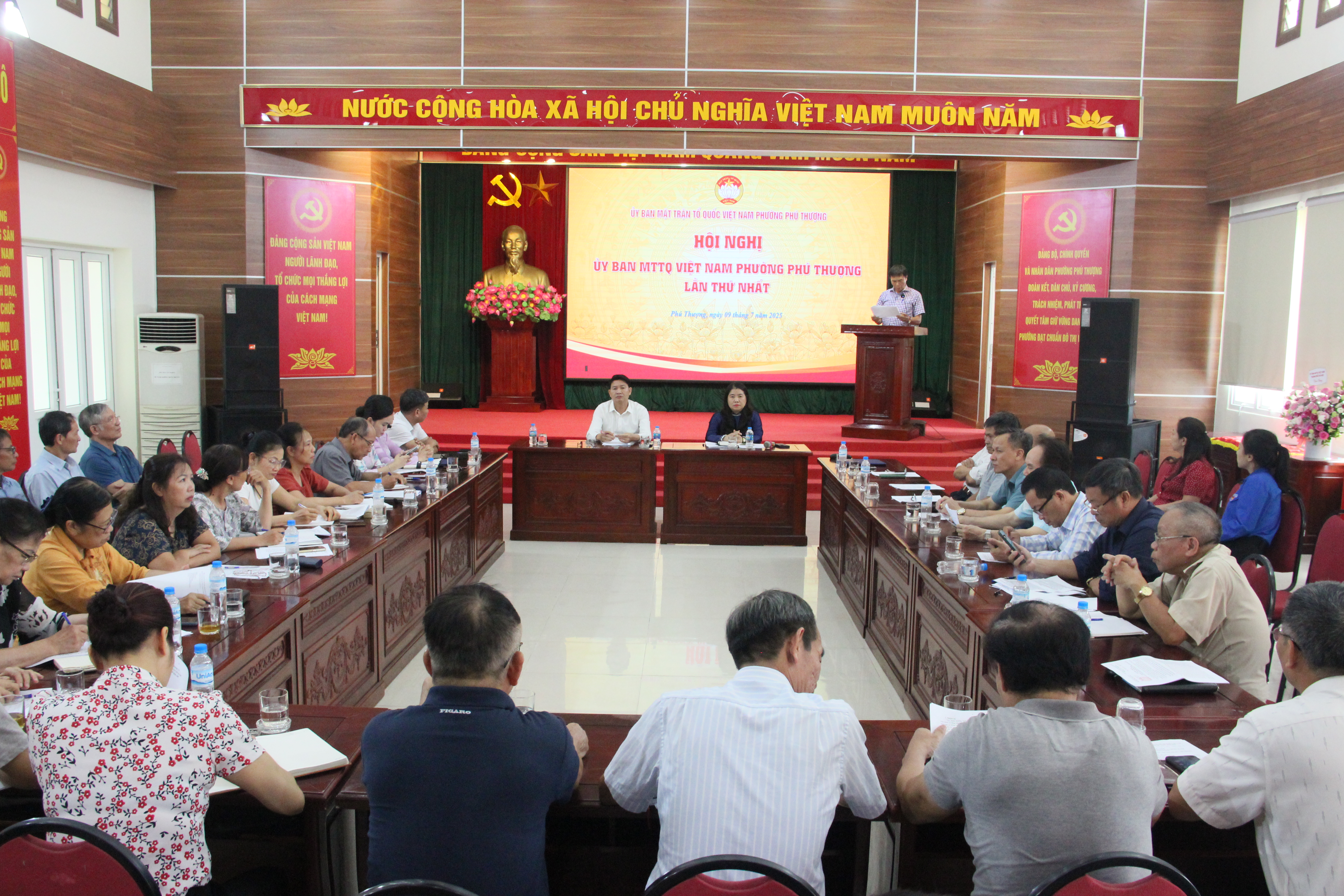 Hội nghị lần thứ Nhất UB MTTQ Việt Nam phường Phú Thượng: Kiện toàn bộ máy, sẵn sàng nhiệm vụ mới - ảnh 1