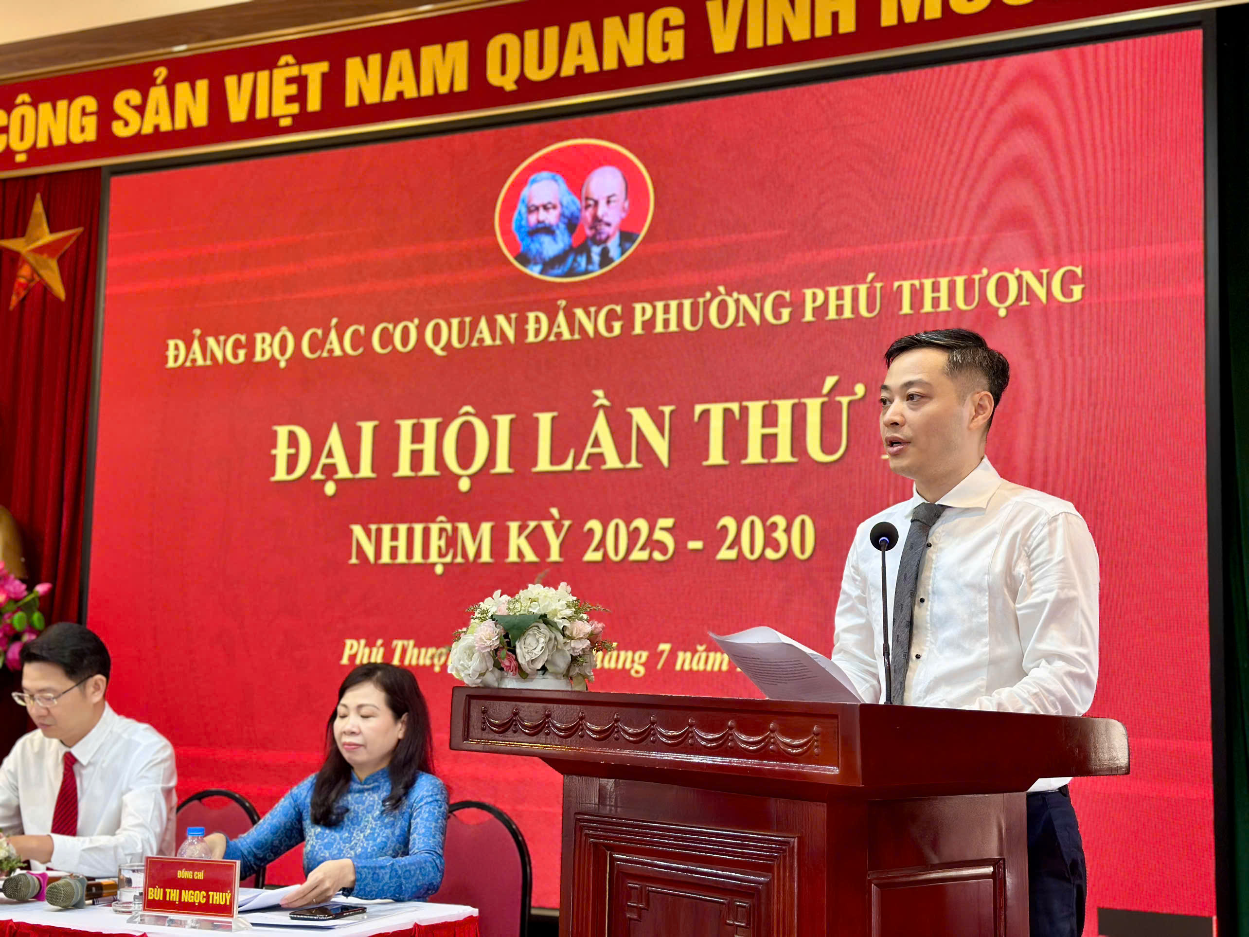 Đại hội Đảng bộ các cơ quan Đảng Phú Thượng: Vững bước để phát triển toàn diện - ảnh 4