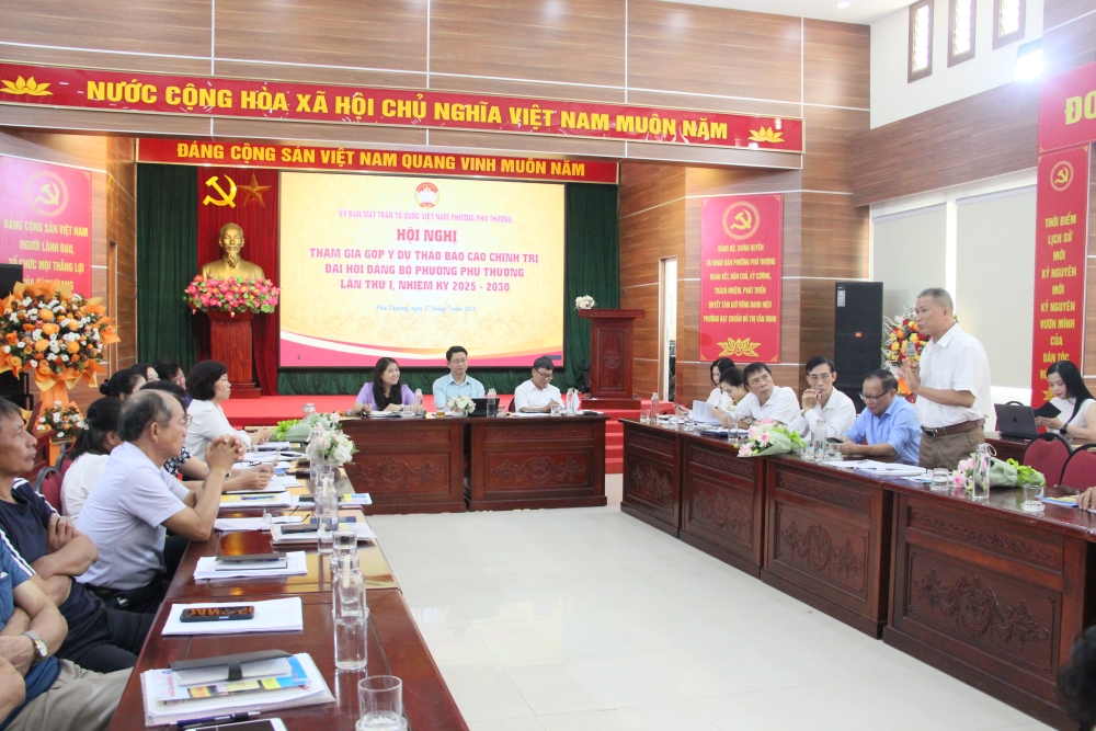 Phát huy dân chủ, đóng góp xây dựng Dự thảo Báo cáo chính trị Đại hội Đảng bộ phuòng - ảnh 1