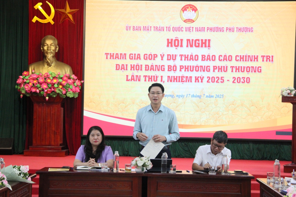 Phát huy dân chủ, đóng góp xây dựng Dự thảo Báo cáo chính trị Đại hội Đảng bộ phuòng - ảnh 4