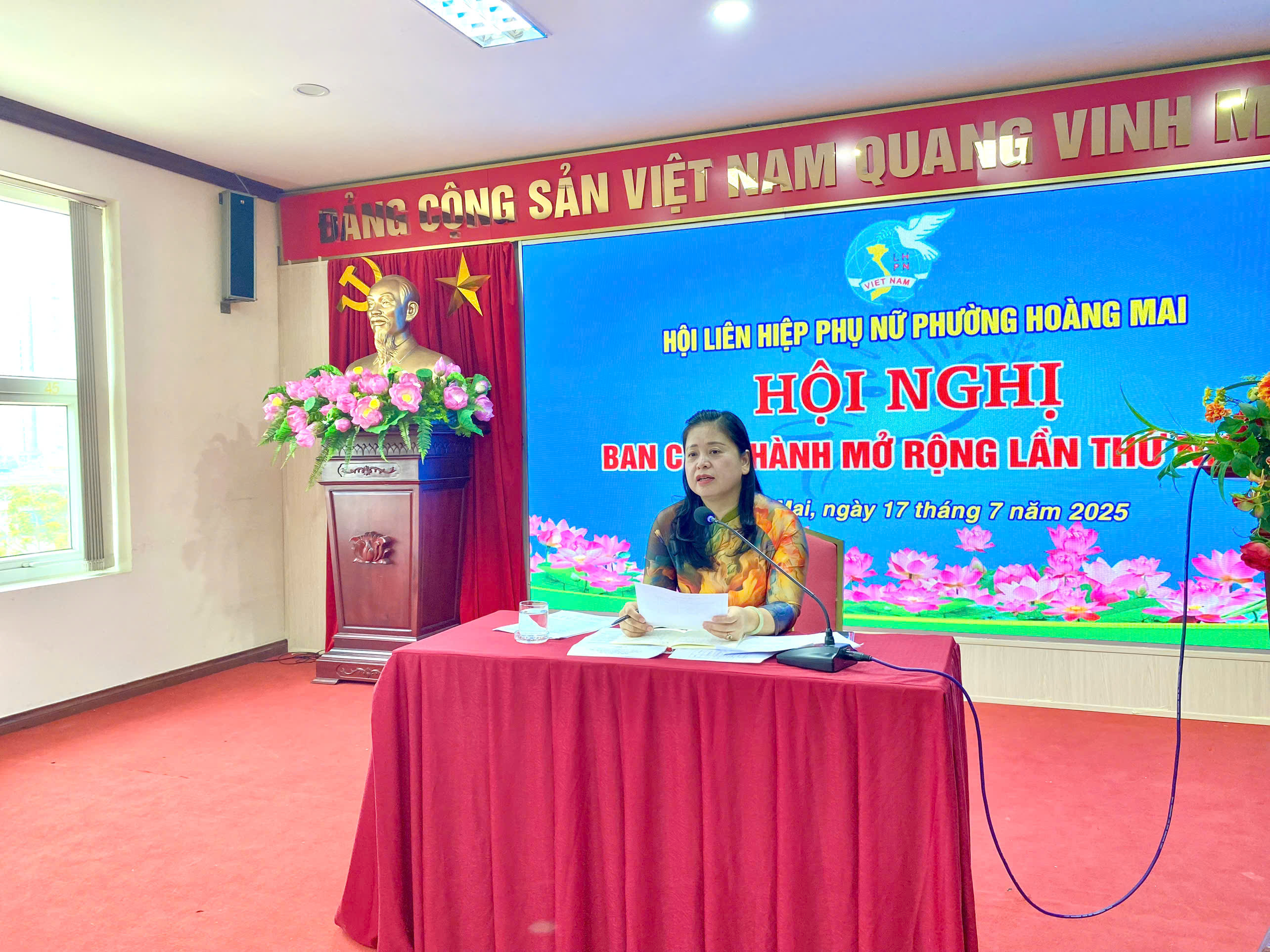 Hội LHPN phường Hoàng Mai họp Ban chấp hành mở rộng, chung tay xây dựng đô thị văn minh, hiện đại - ảnh 4