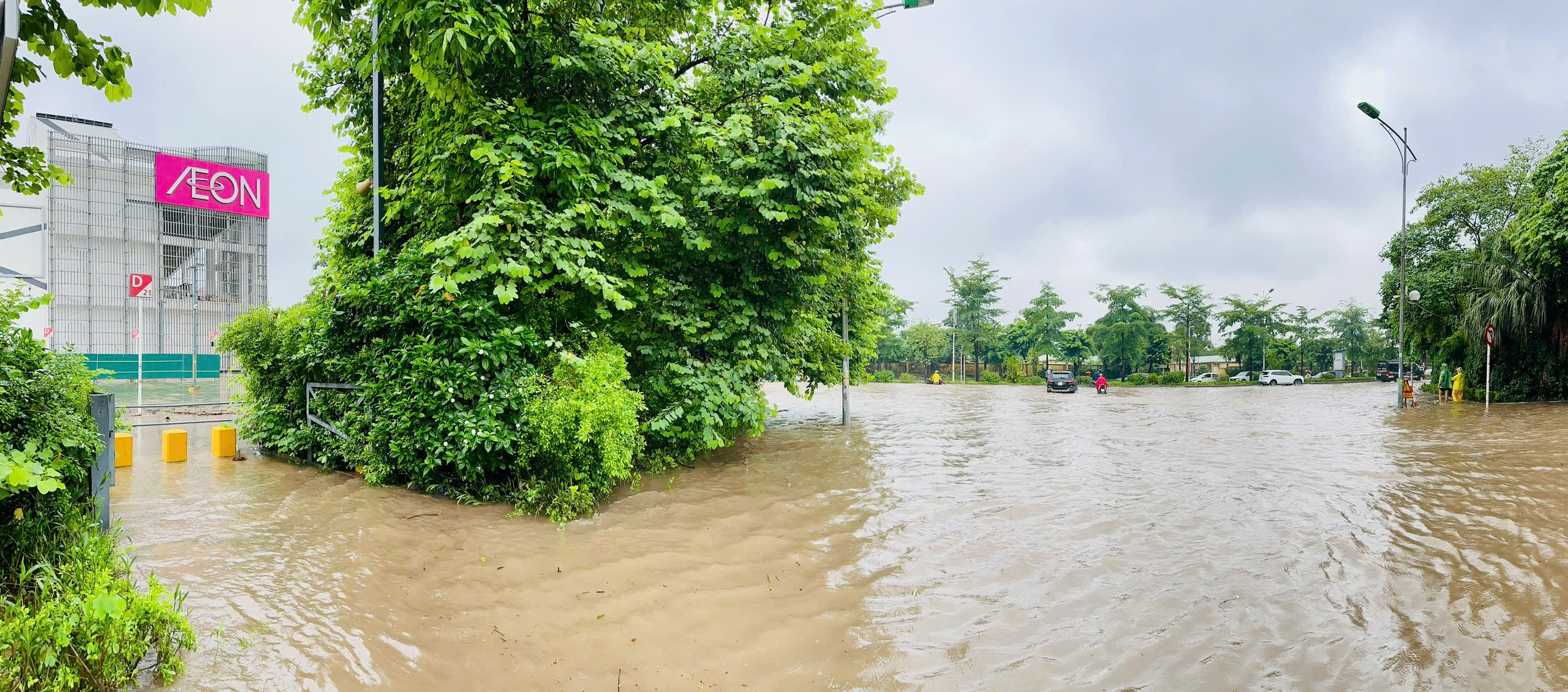Mưa kéo dài gây ngập úng tại khu vực đường Cổ Linh, Ngọc Lâm - ảnh 6