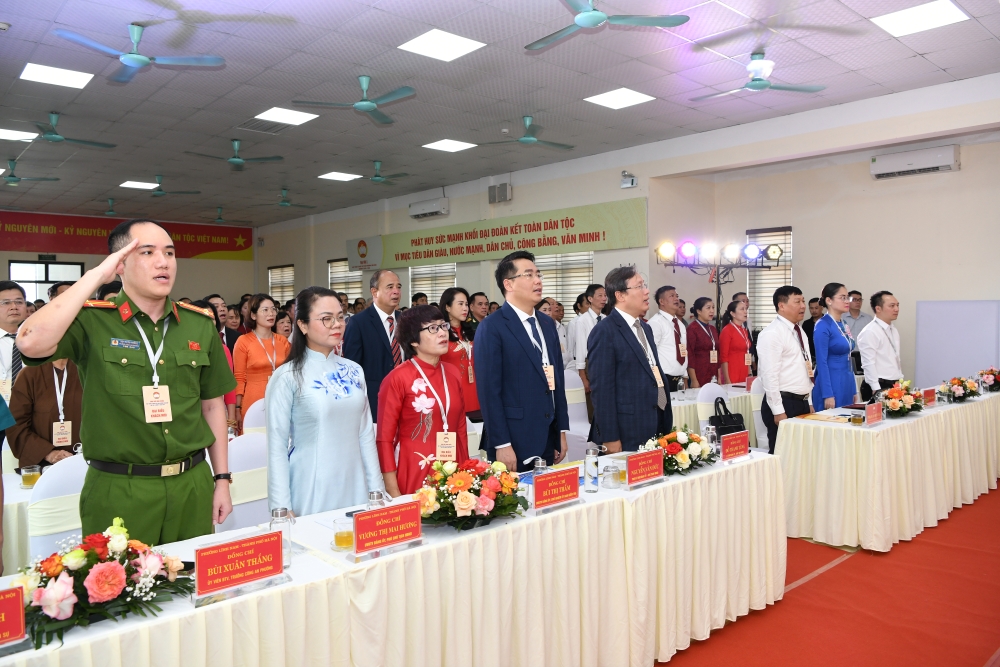 Đại hội đại biểu MTTQ phường Lĩnh Nam lần thứ I: Dấu ấn của sự đoàn kết và khát vọng, phát triển - ảnh 3