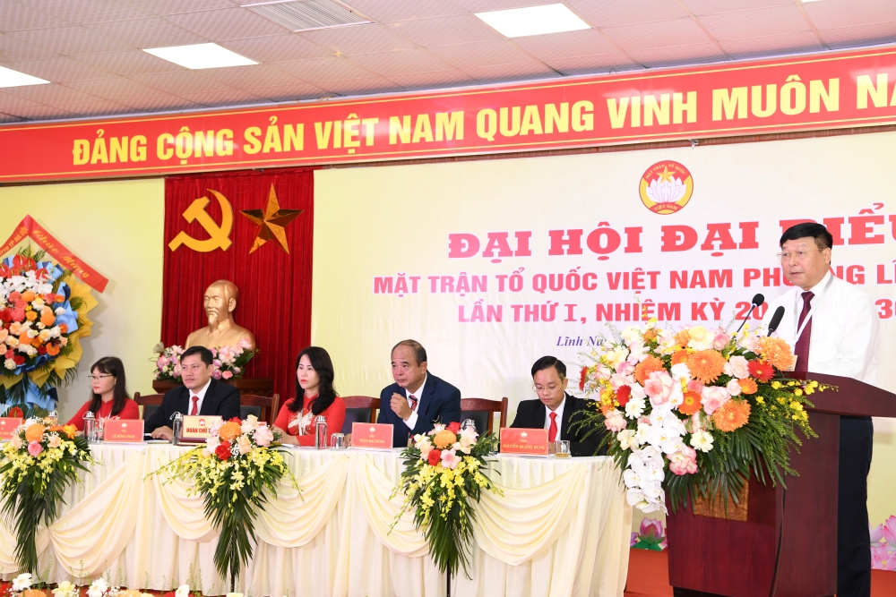 Đại hội đại biểu MTTQ phường Lĩnh Nam lần thứ I: Dấu ấn của sự đoàn kết và khát vọng, phát triển - ảnh 7