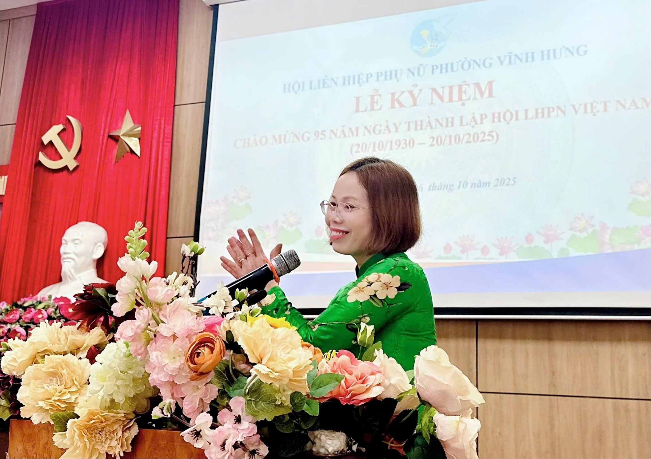 Phụ nữ Vĩnh Hưng kỷ niệm 95 năm truyền thống và phát huy tinh thần đổi mới - ảnh 2
