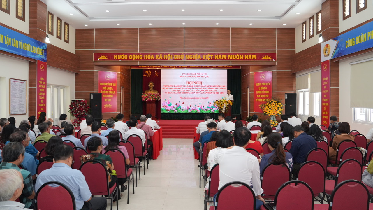 Phường Phú Thượng thông tin nhanh kết quả Đại hội Đảng bộ Hà Nội XVIII và triển khai công tác bầu cử nhiệm kỳ 2026-2031 - ảnh 2