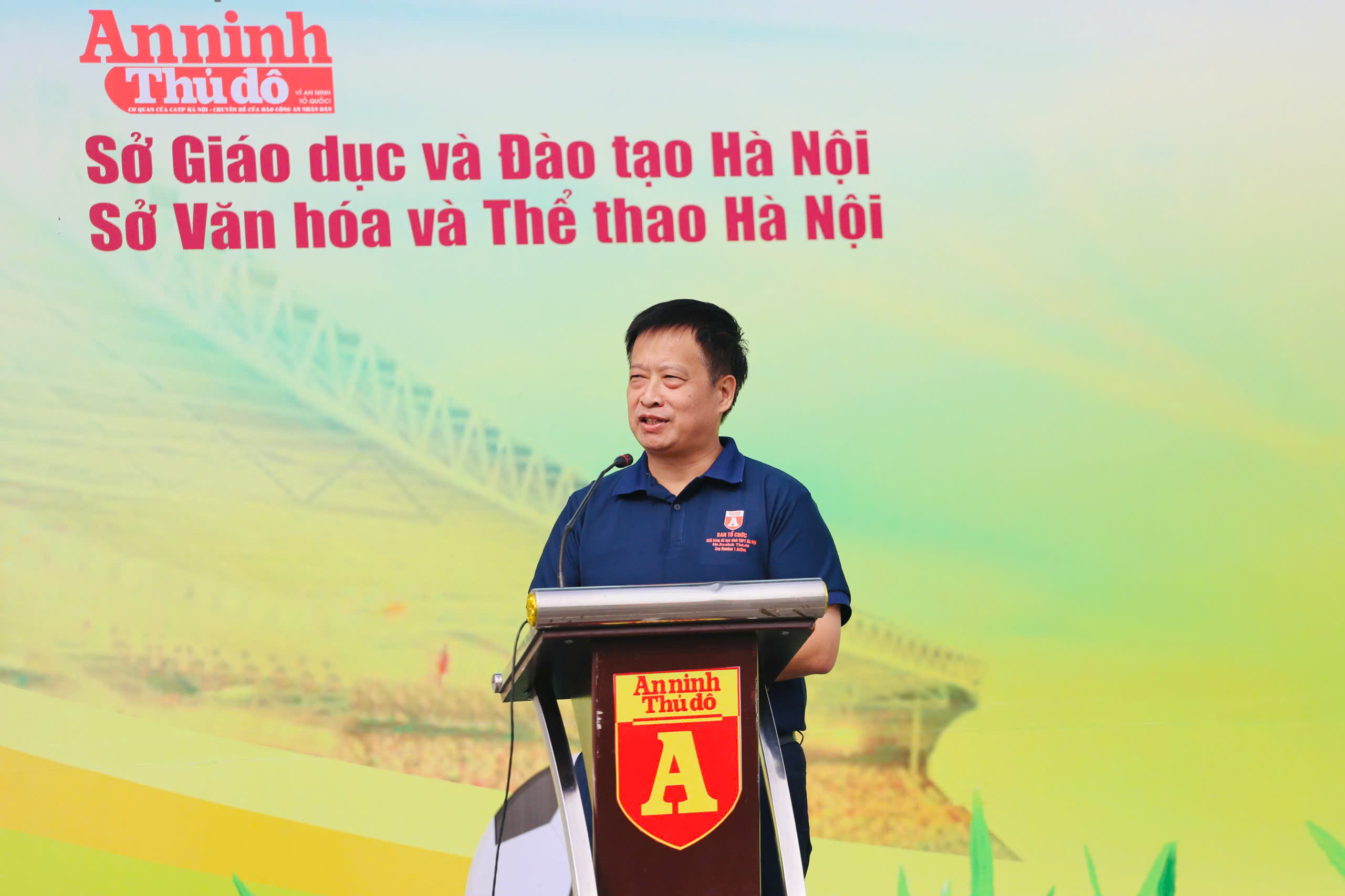 Khai mạc Giải bóng đá học sinh THPT Hà Nội - An ninh Thủ đô lần thứ XXIV Cúp Number 1 Active 2025 - ảnh 1