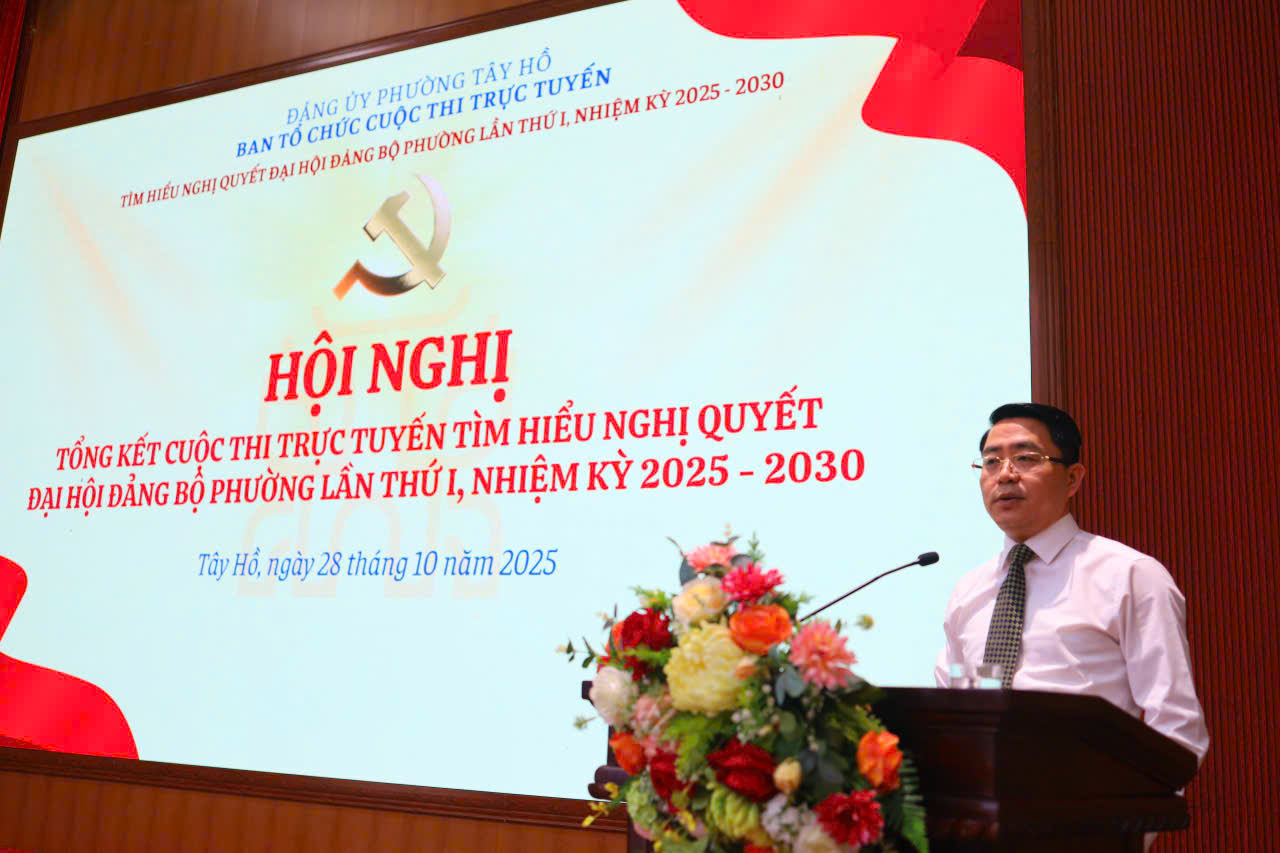 Tây Hồ lan tỏa tinh thần học Nghị quyết trong thời đại số - ảnh 1