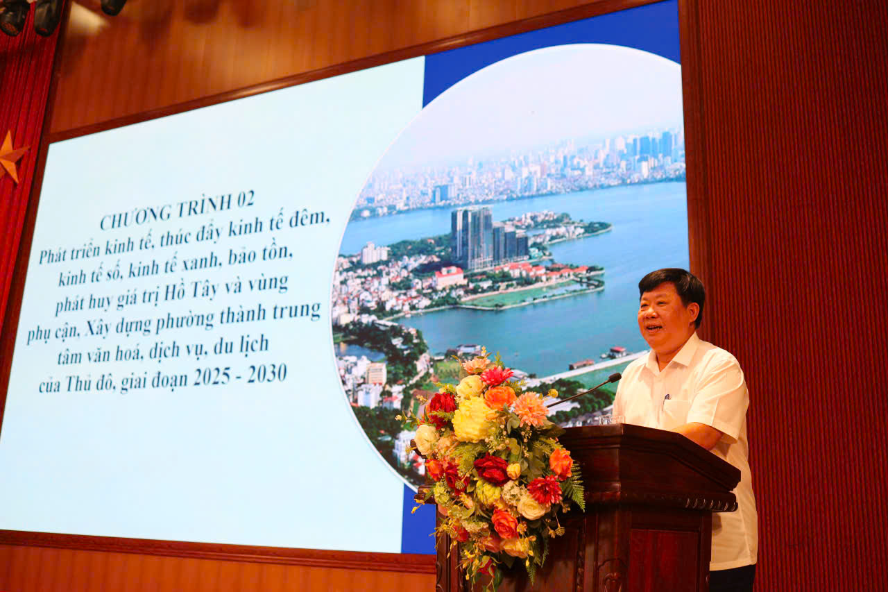 Phường Tây Hồ thông tin nhanh về Đại hội XVIII Đảng bộ thành phố và các chương trình phát triển toàn khóa - ảnh 3