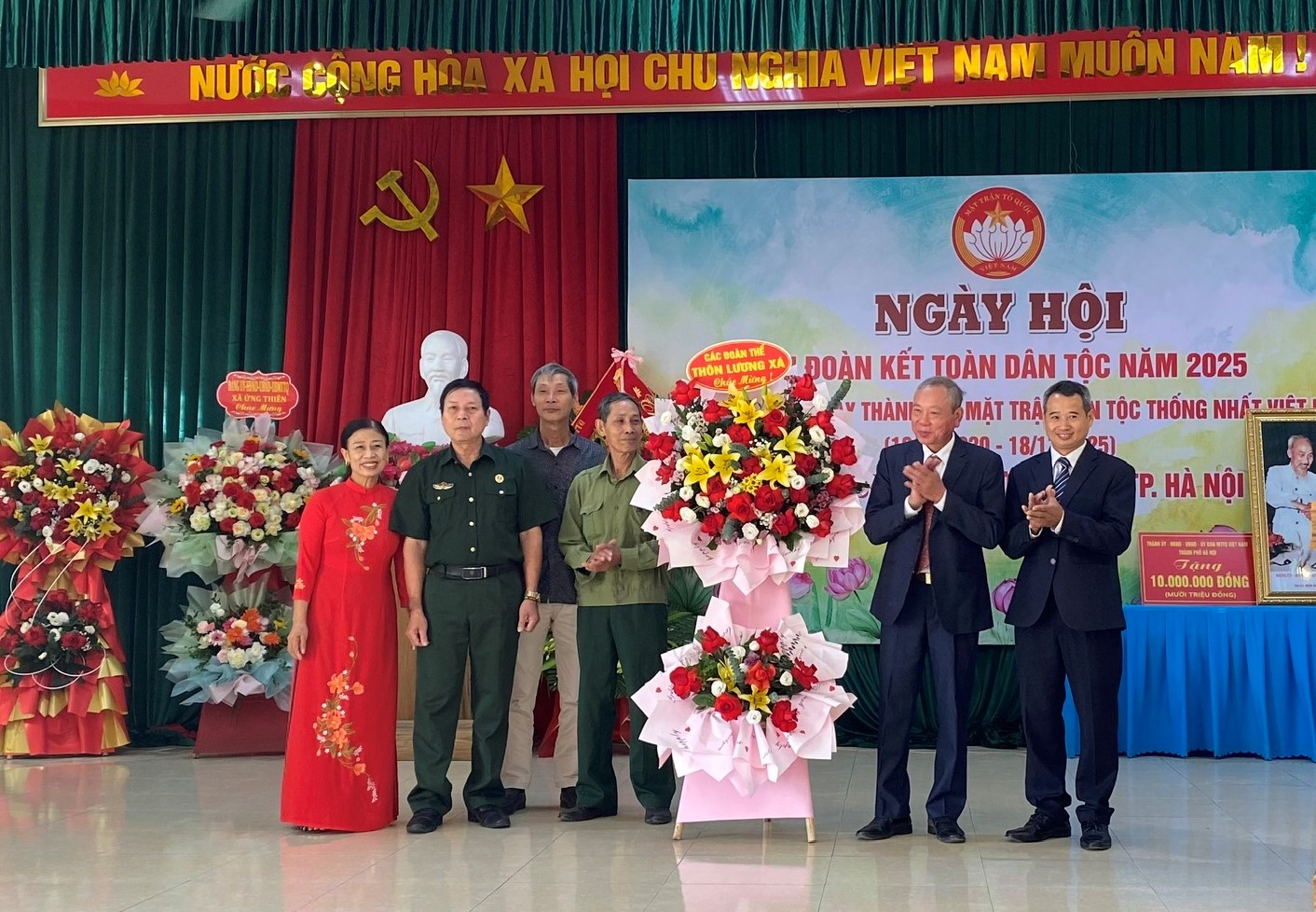 Rộn ràng ngày hội đại đoàn kết toàn dân tộc xã Lương Xá - ảnh 10