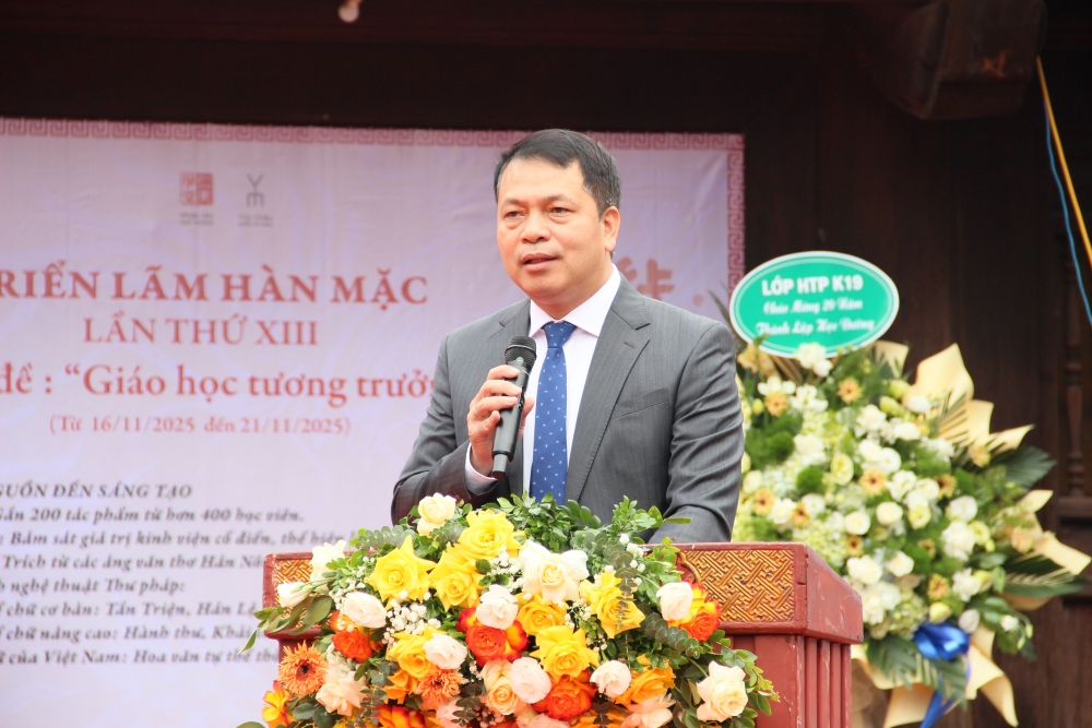 Hành trình “lấy tâm nuôi chữ” và tôn vinh đạo học qua triển lãm Hàn Mặc - ảnh 5
