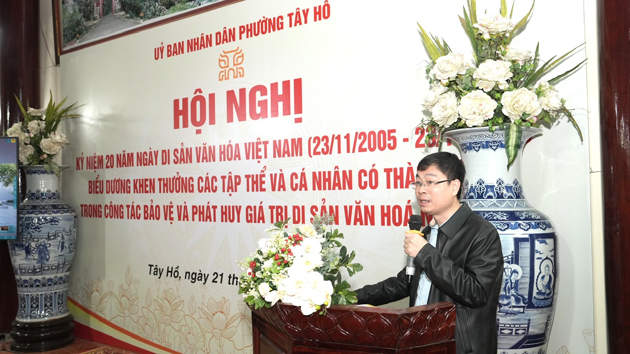 Phường Tây Hồ kỷ niệm 20 năm Ngày Di sản Văn hóa Việt Nam - ảnh 2