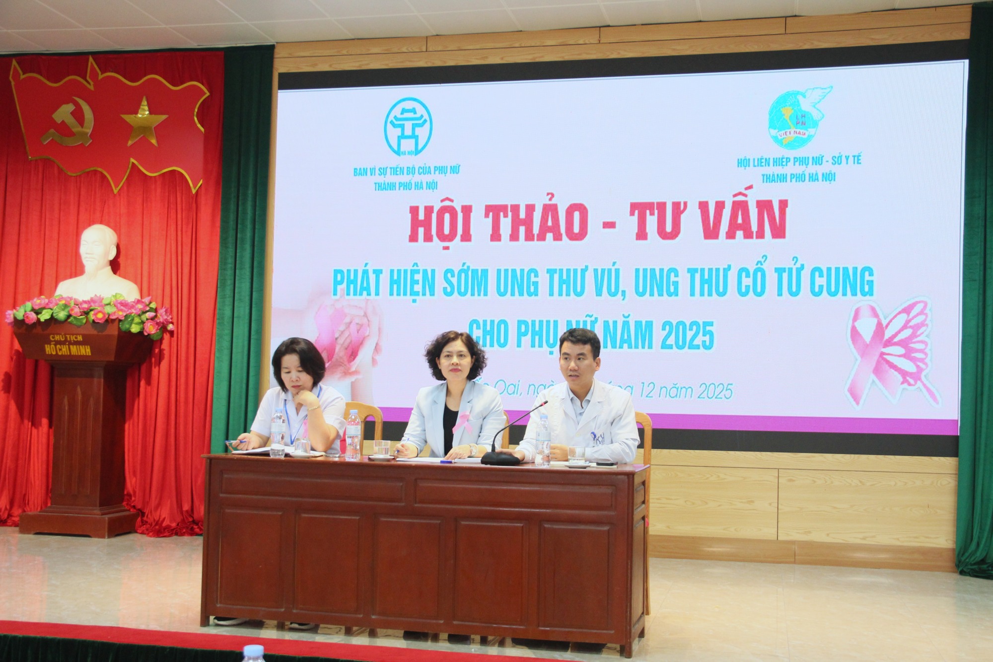 Sôi nổi chương trình truyền thông và tư vấn tầm soát ung thư cho 400 phụ nữ xã Quốc Oai - ảnh 6