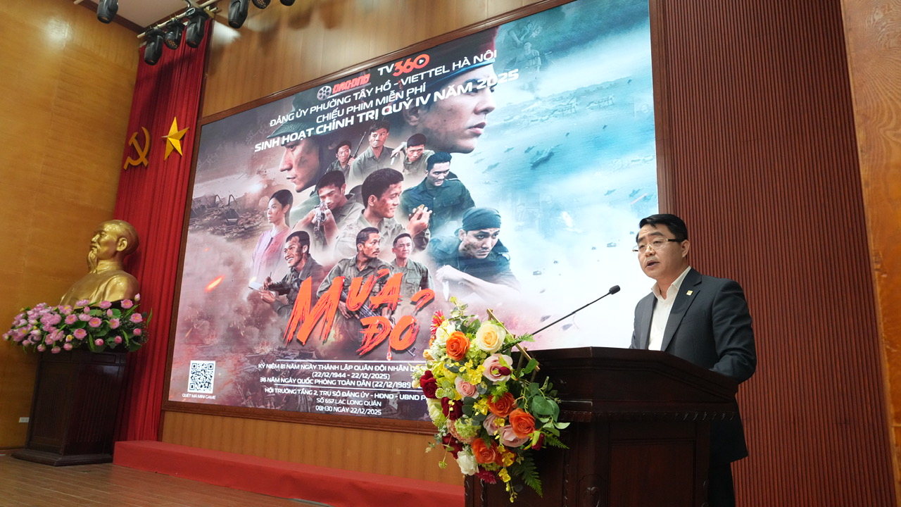 Tây Hồ: Sinh hoạt chính trị qua “Mưa đỏ”, lan tỏa giá trị truyền thống - ảnh 1