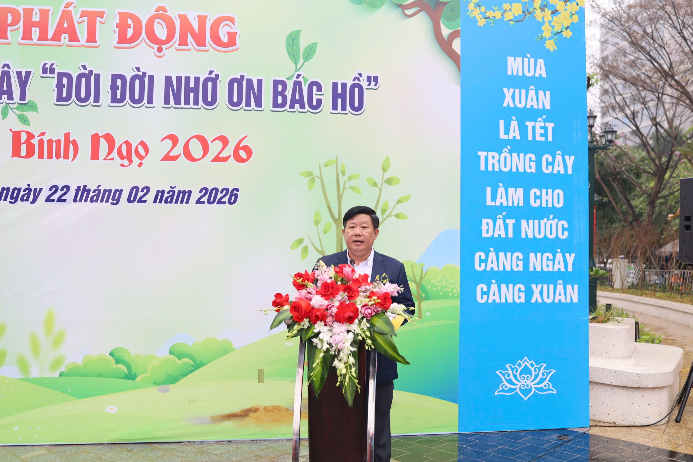 Phường Tây Hồ phát động Tết trồng cây Xuân Bính Ngọ 2026 - ảnh 1