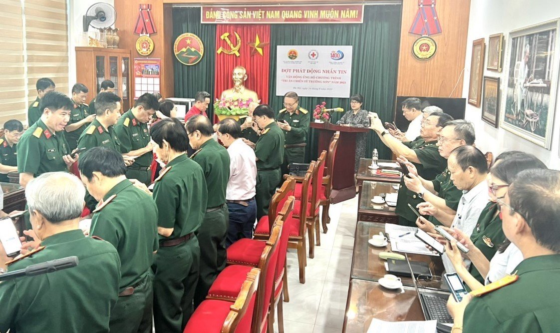 Phát động nhắn tin ủng hộ Chương trình “Tri ân chiến sĩ Trường Sơn” năm 2023 - ảnh 3