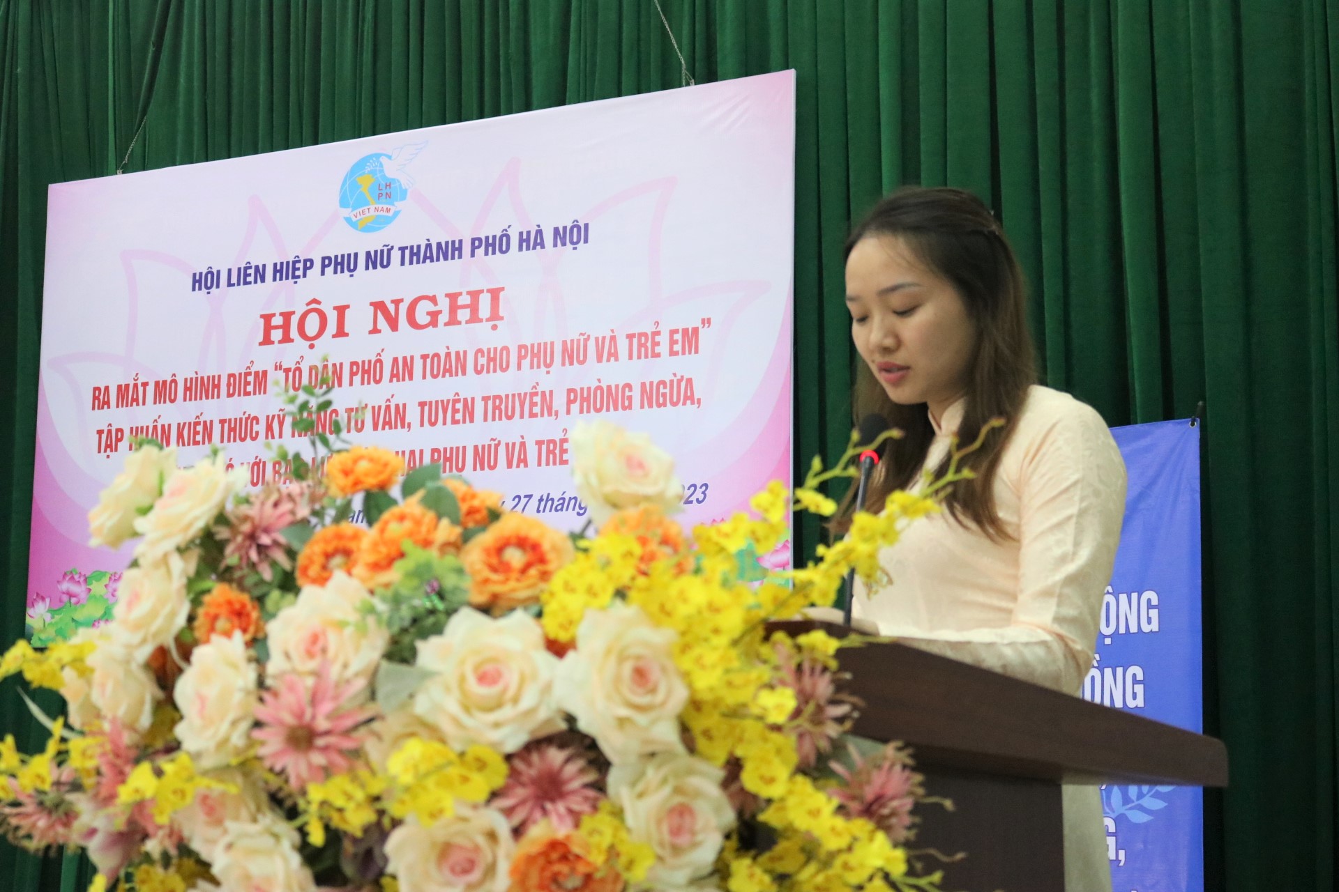 Ra mắt mô hình “Tổ dân phố an toàn cho phụ nữ và trẻ em” tại phường Phương Canh, Nam Từ Liêm - ảnh 4