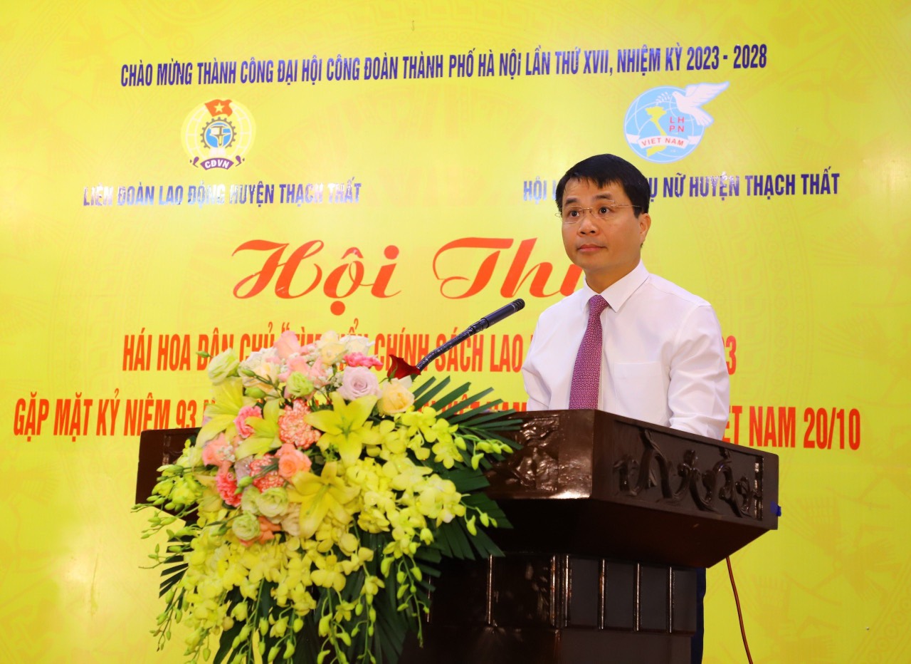Sôi nổi hội thi hái hoa dân chủ “Tìm hiểu chính sách lao động nữ” năm 2023 - ảnh 1