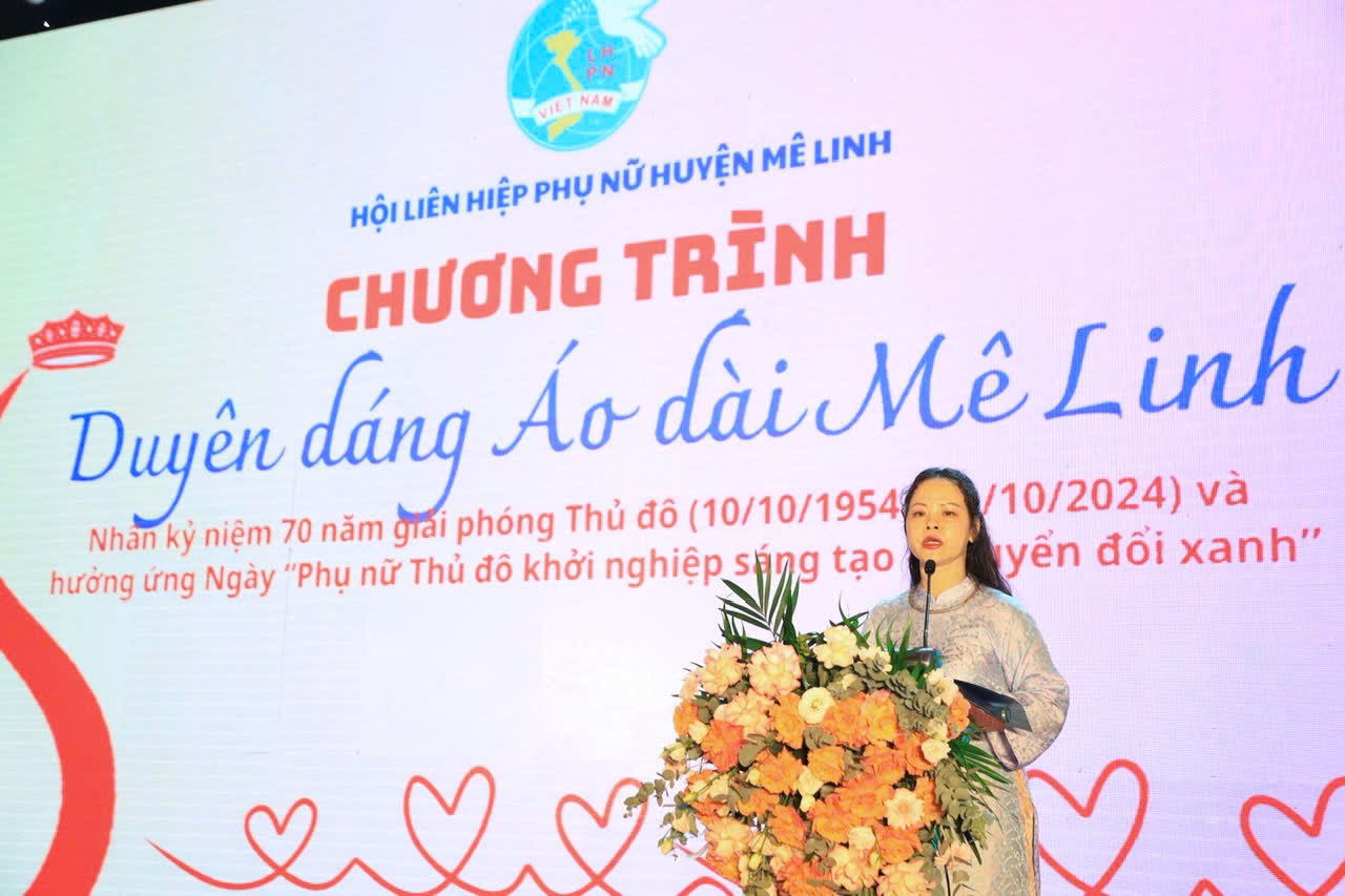 Tôn vinh vẻ đẹp áo dài từ chương trình “Duyên dáng Áo dài Mê Linh“ - ảnh 2
