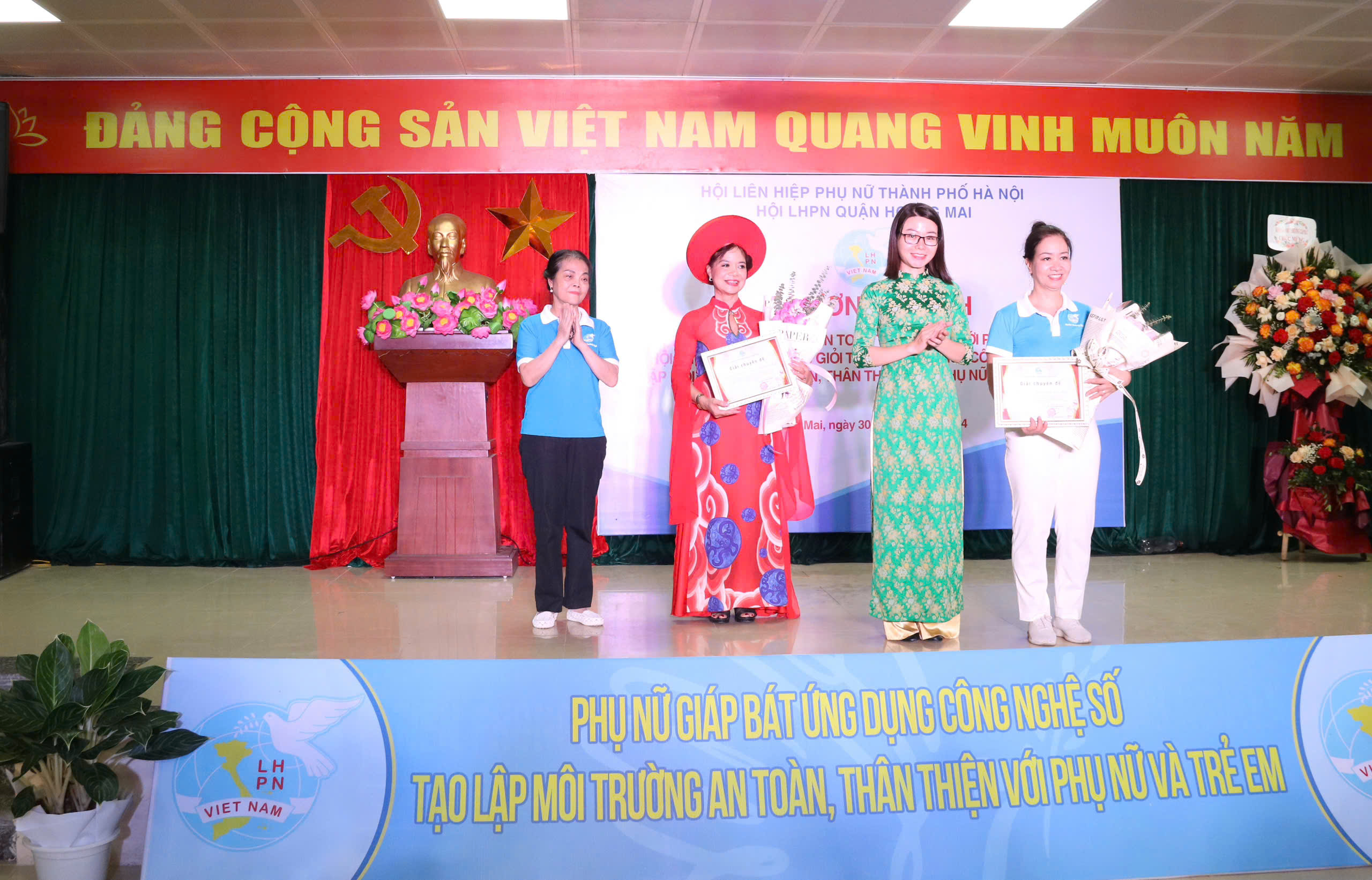 Quận Hoàng Mai: Ra mắt mô hình “Thành phố an toàn thân thiện với phụ nữ và trẻ em” tại phường Giáp Bát - ảnh 9
