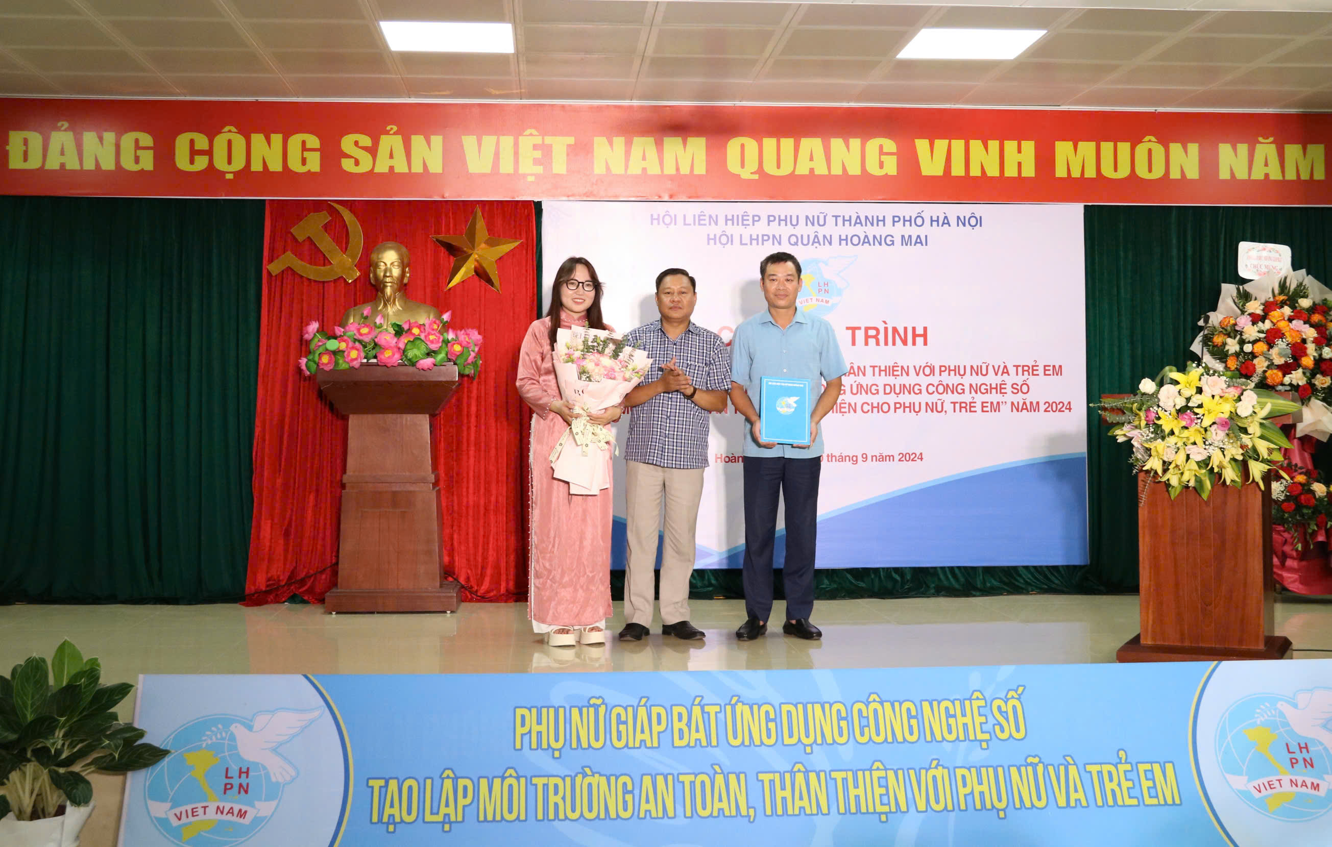 Quận Hoàng Mai: Ra mắt mô hình “Thành phố an toàn thân thiện với phụ nữ và trẻ em” tại phường Giáp Bát - ảnh 2