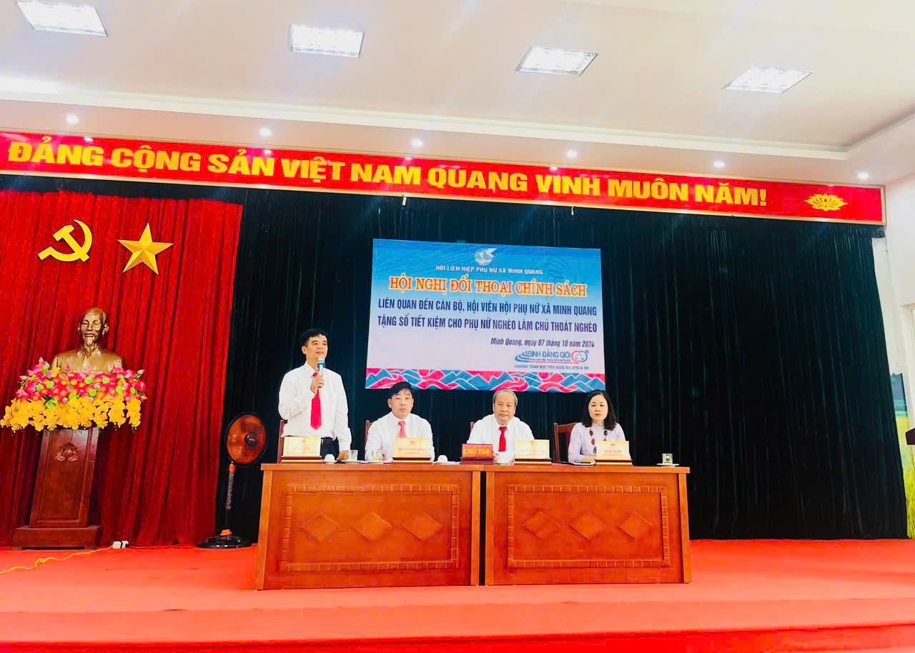 Xã Minh Quang, Ba Vì: Đối thoại giữa người đứng đầu cấp uỷ, chính quyền với hội viên, phụ nữ - ảnh 2