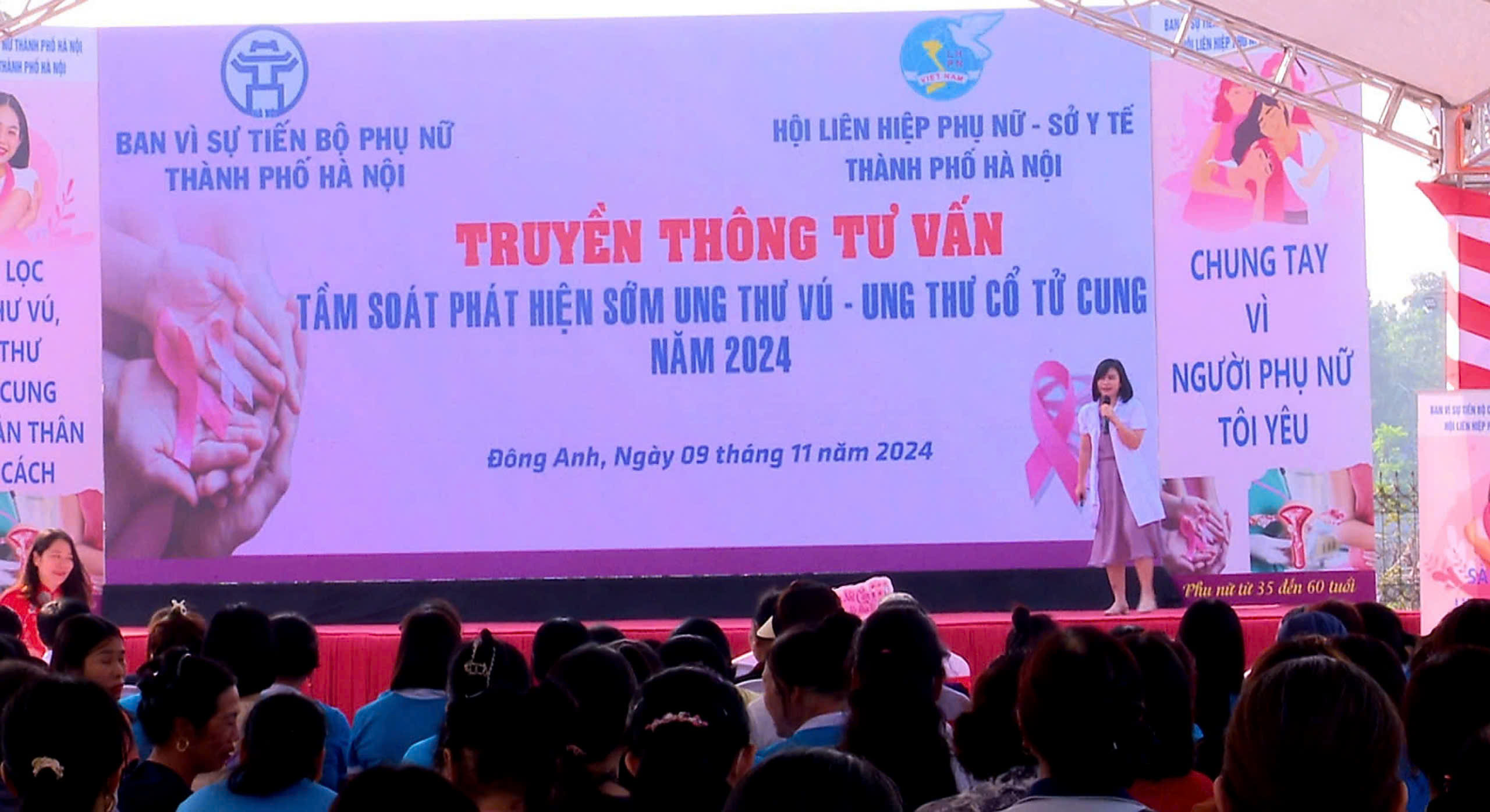 Truyền thông kiến thức phòng ngừa ung thư vú, ung thư cổ tử cung tại huyện Đông Anh - ảnh 3