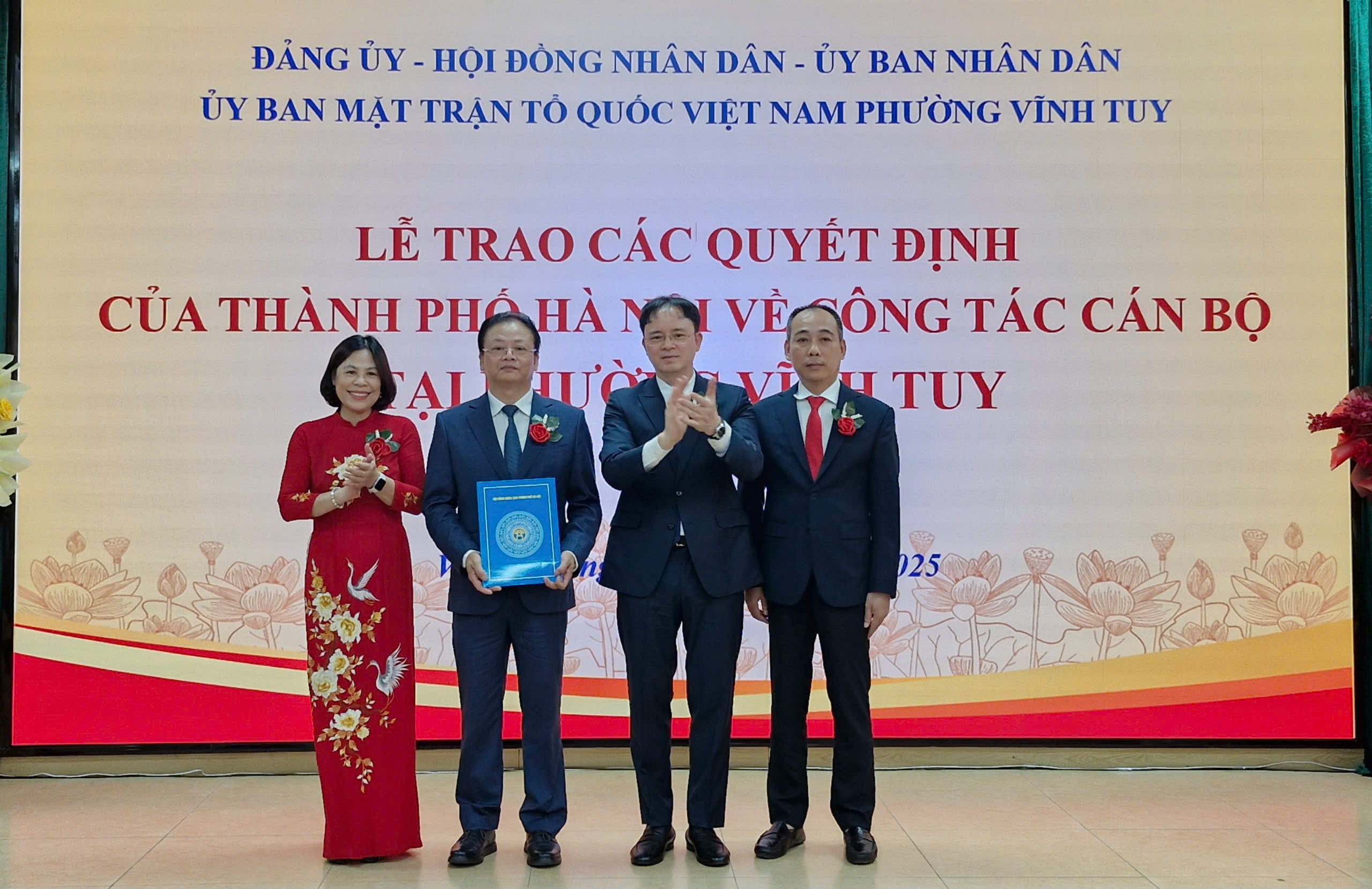 Đồng chí Nguyễn Quang Trung là Bí thư Đảng ủy, Chủ tịch HĐND phường Vĩnh Tuy - ảnh 3